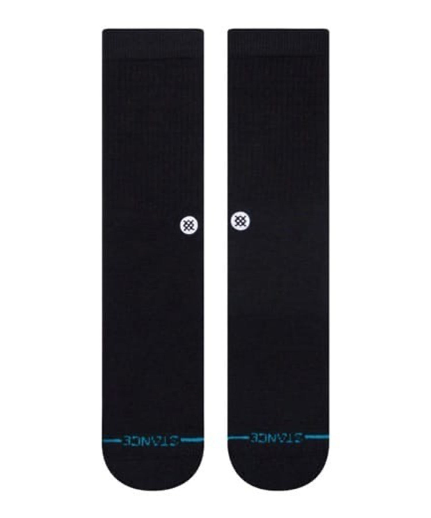 STANCE スタンス ソックス 靴下 ロゴ クルー丈 無地 ICON 3 PACK M556D18ICP#BLK(BLK-L)