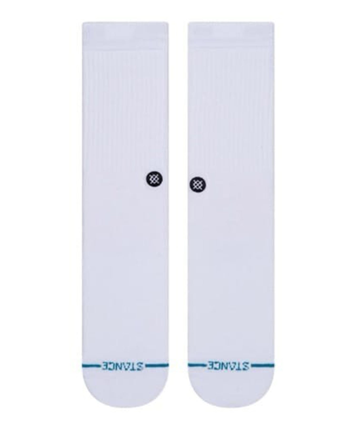 STANCE スタンス ソックス 靴下 ロゴ クルー丈 無地 ICON 3 PACK M556D18ICP#WHT(WHT-L)