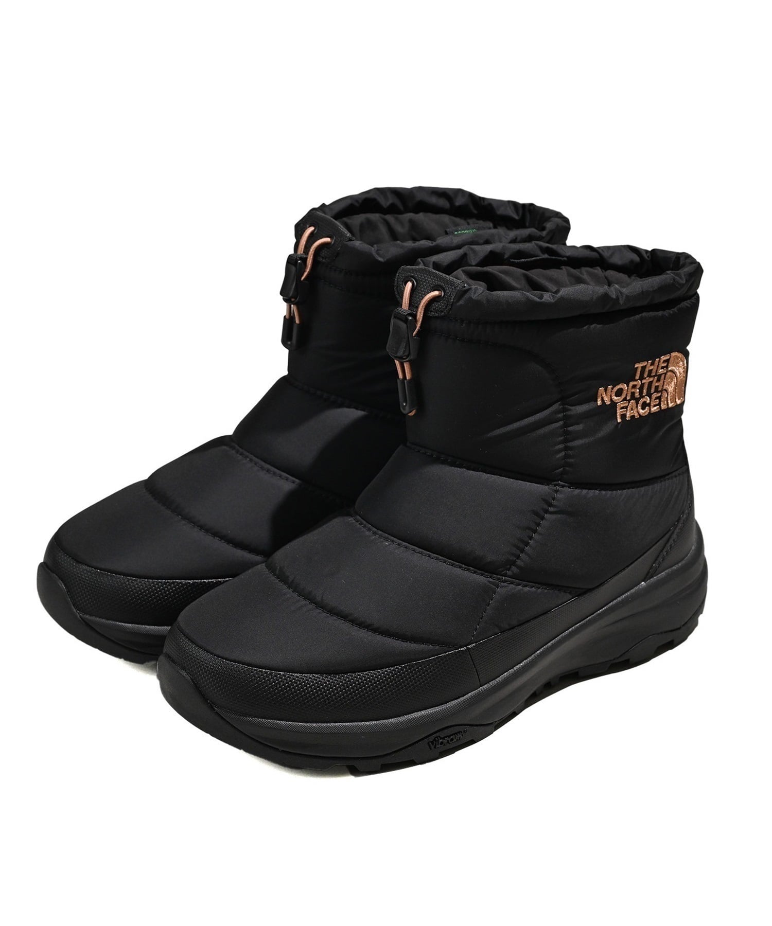THE NORTH FACE ザ・ノース・フェイス ブーツ メンズ レディース ヌプシ ブーティ ウォータープルーフ ロゴ ショート アークティックグリップ NF52485(KW-23.0cm)