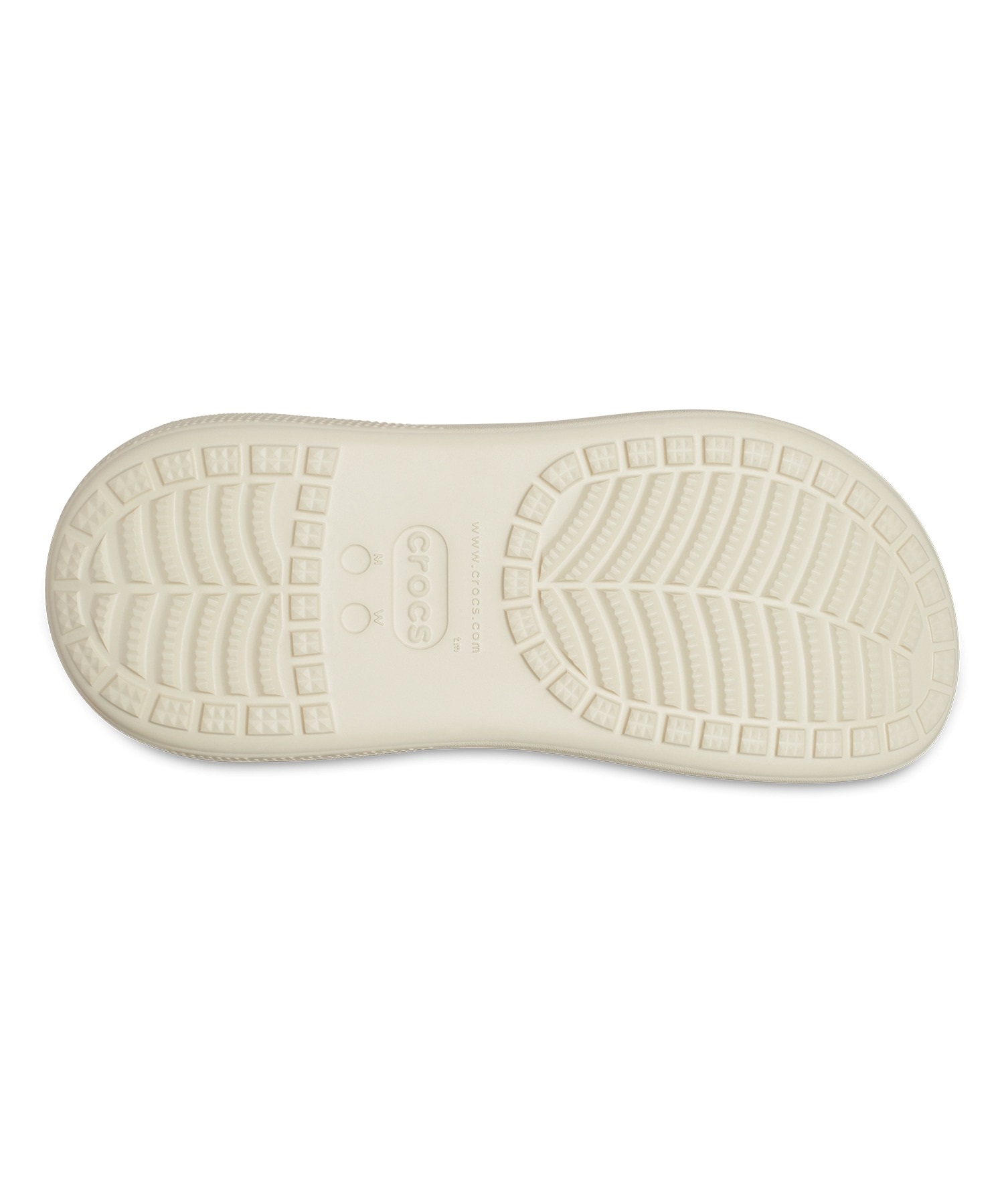 CROCS クロックス シューズ サンダル レディース 厚底 クラッシュ クロッグ CRUSH CLOG 207521-2Y2(BONE-23.0cm)