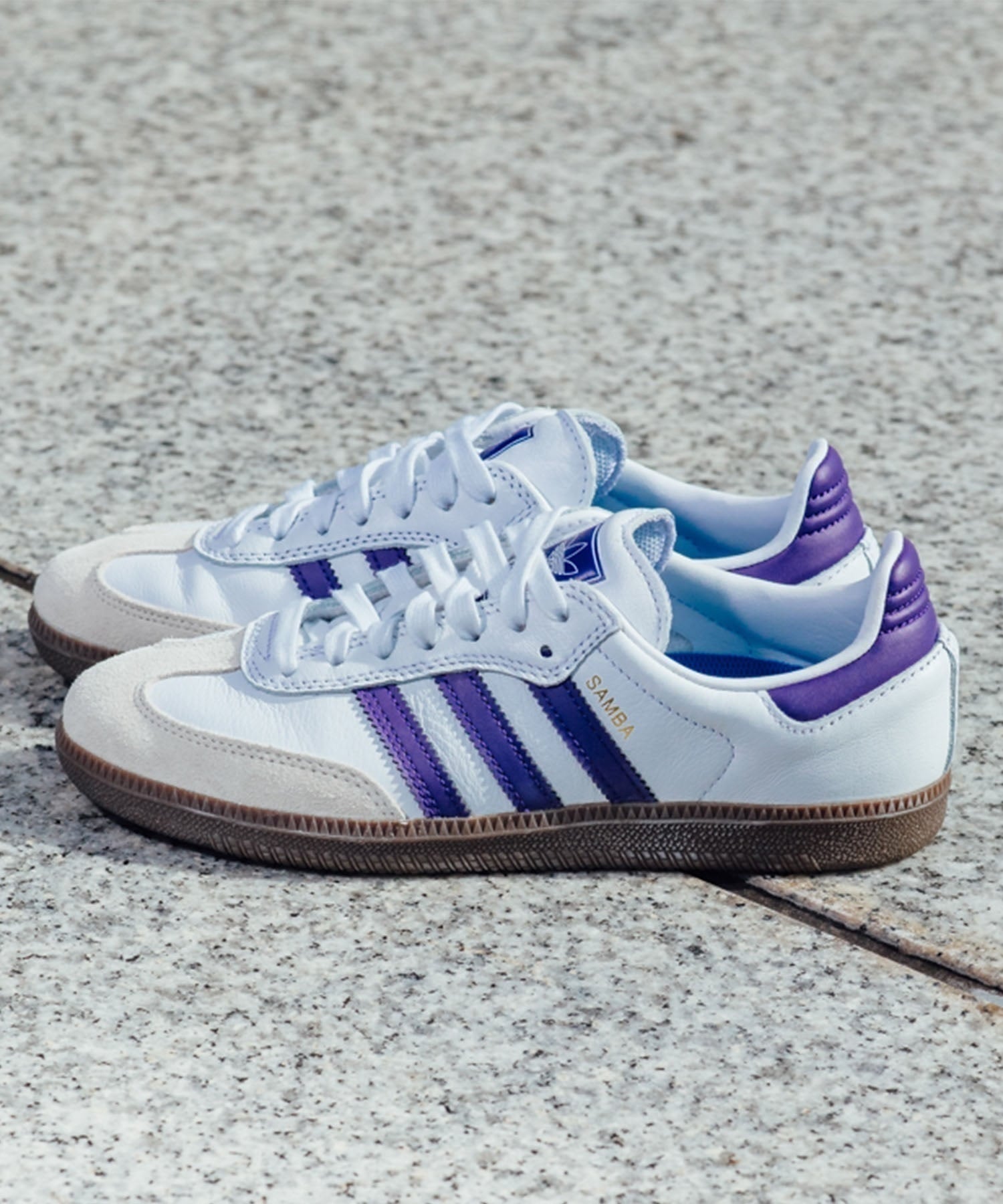 adidas skateboarding アディダス スケートボーディング SAMBA ADV サンバ IE6613 421243959  国内ムラサキスポーツ限定カラー(WT/PU-23.0cm)