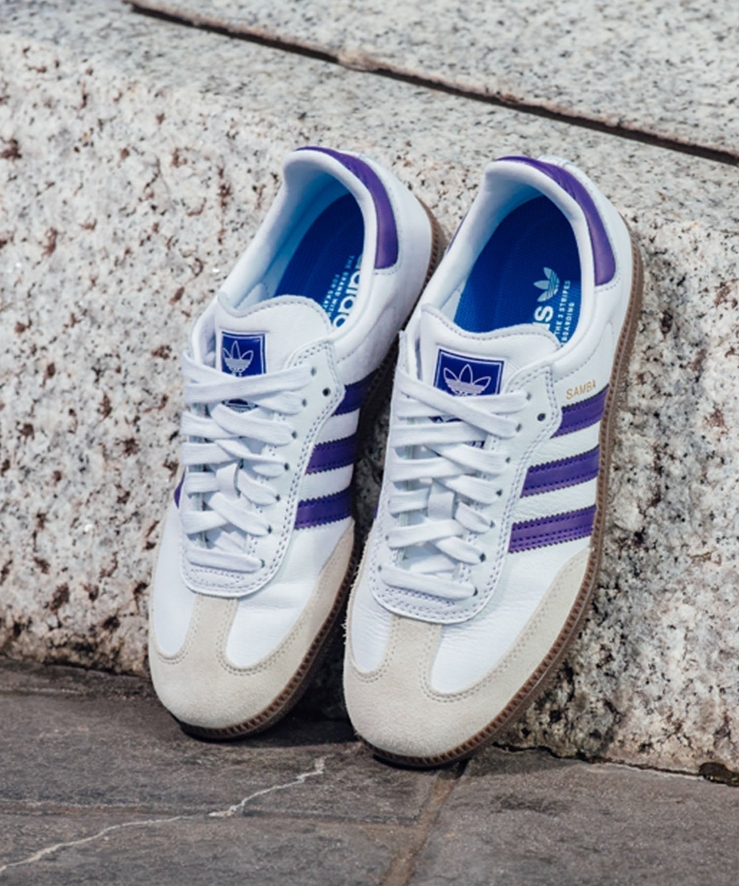 adidas skateboarding アディダス スケートボーディング SAMBA ADV サンバ IE6613 421243959  国内ムラサキスポーツ限定カラー(WT/PU-23.0cm)