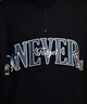FORGET NEVER フォーゲットネバー ハーフジップトレーナー ビックシルエット 244OO1TR090FN	ムラサキスポーツ限定(BLK-M)