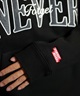 FORGET NEVER フォーゲットネバー ハーフジップトレーナー ビックシルエット 244OO1TR090FN	ムラサキスポーツ限定(BLK-M)
