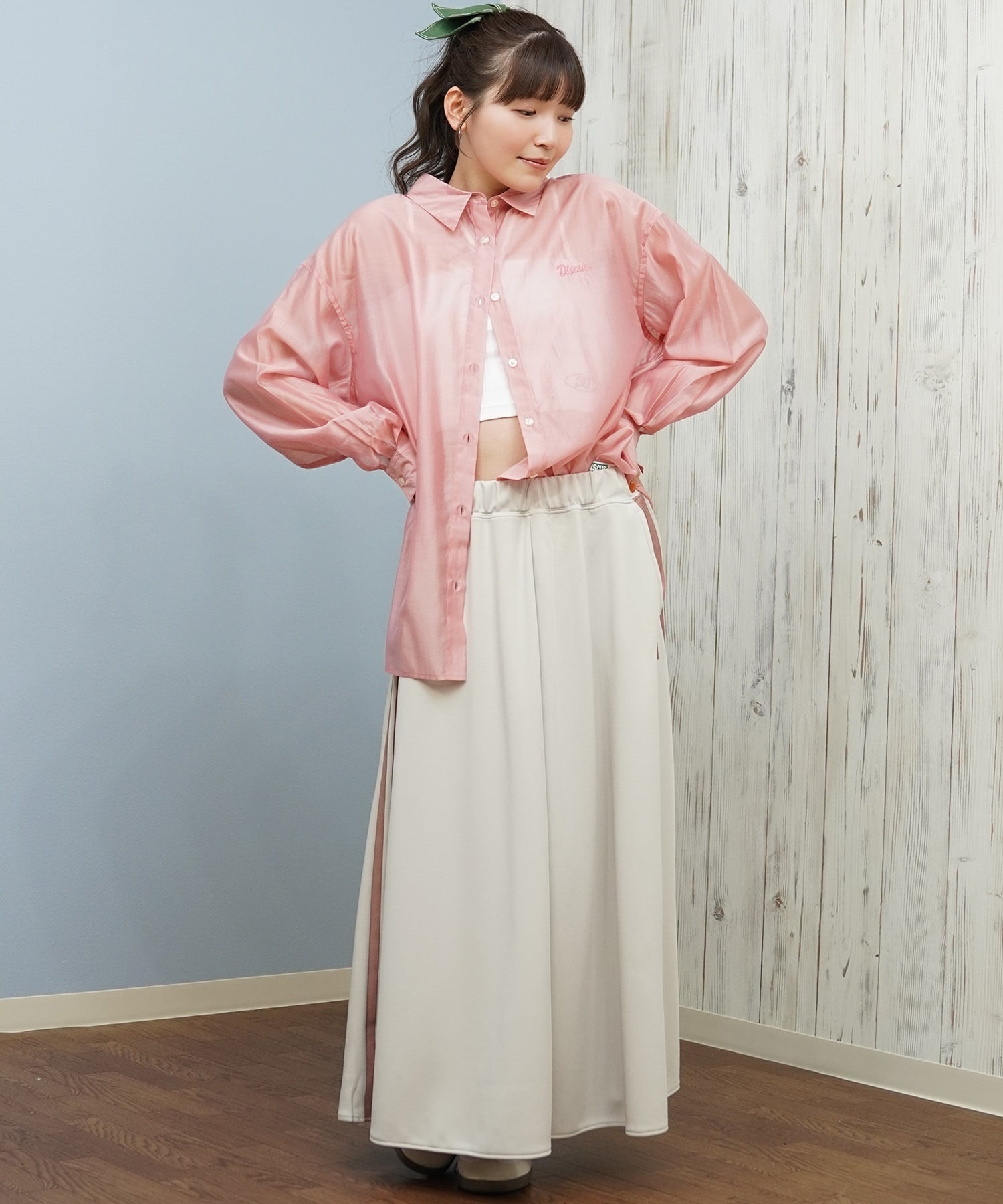 adidas アディダス スカート レディース フレアスカート 3ストライプス SH903(BE/PK-S)