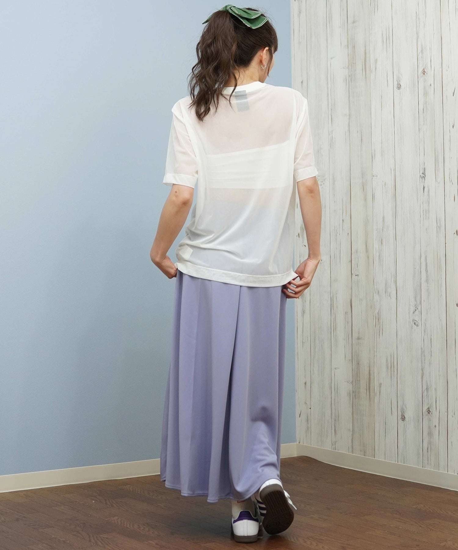 adidas アディダス スカート レディース フレアスカート 3ストライプス SH903(BE/PK-S)