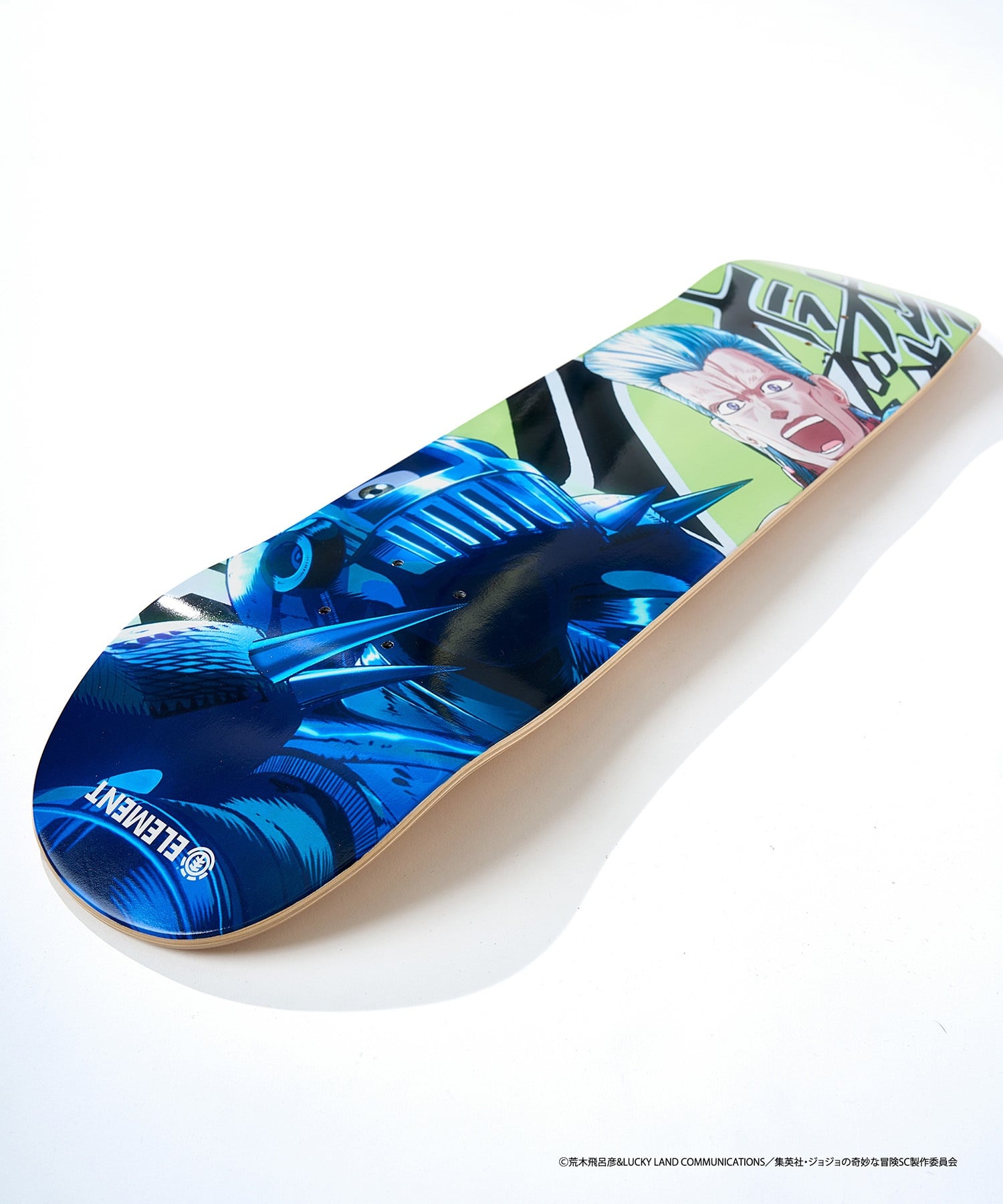 ELEMENT エレメント スケートボード デッキ JOJO コラボ 8inch POLNAREFF X SILVER CHARIOT  ムラサキスポーツ JOJOの奇妙な冒険(POLNA-8inch)