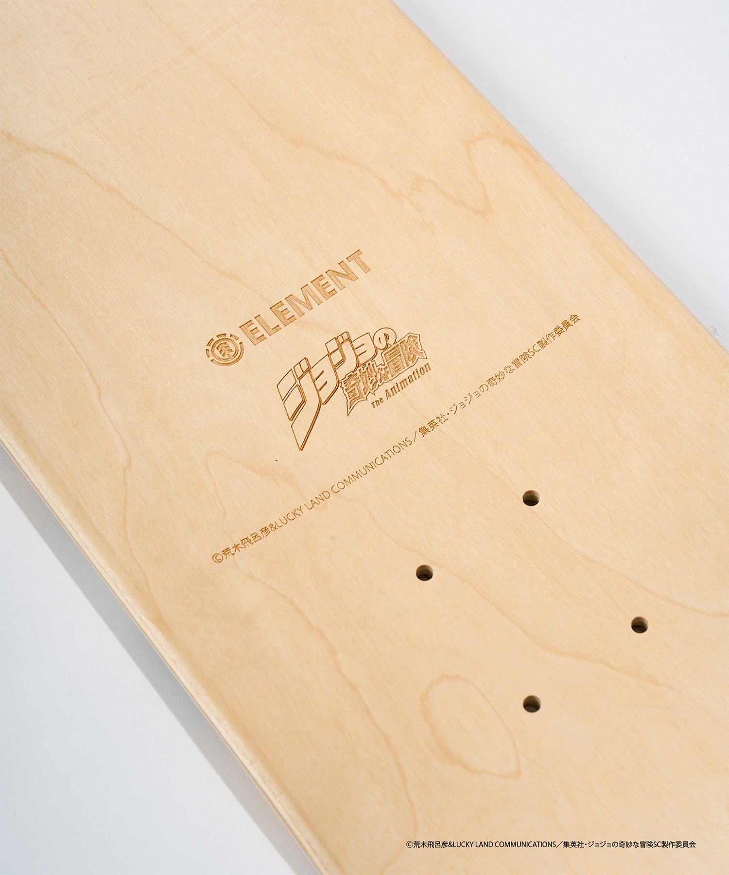 ELEMENT エレメント スケートボード デッキ JOJO コラボ 8inch KAKYOIN X HIEROPHANT GREEN ムラサキスポーツ JOJOの奇妙な冒険(KAKYO-8inch)