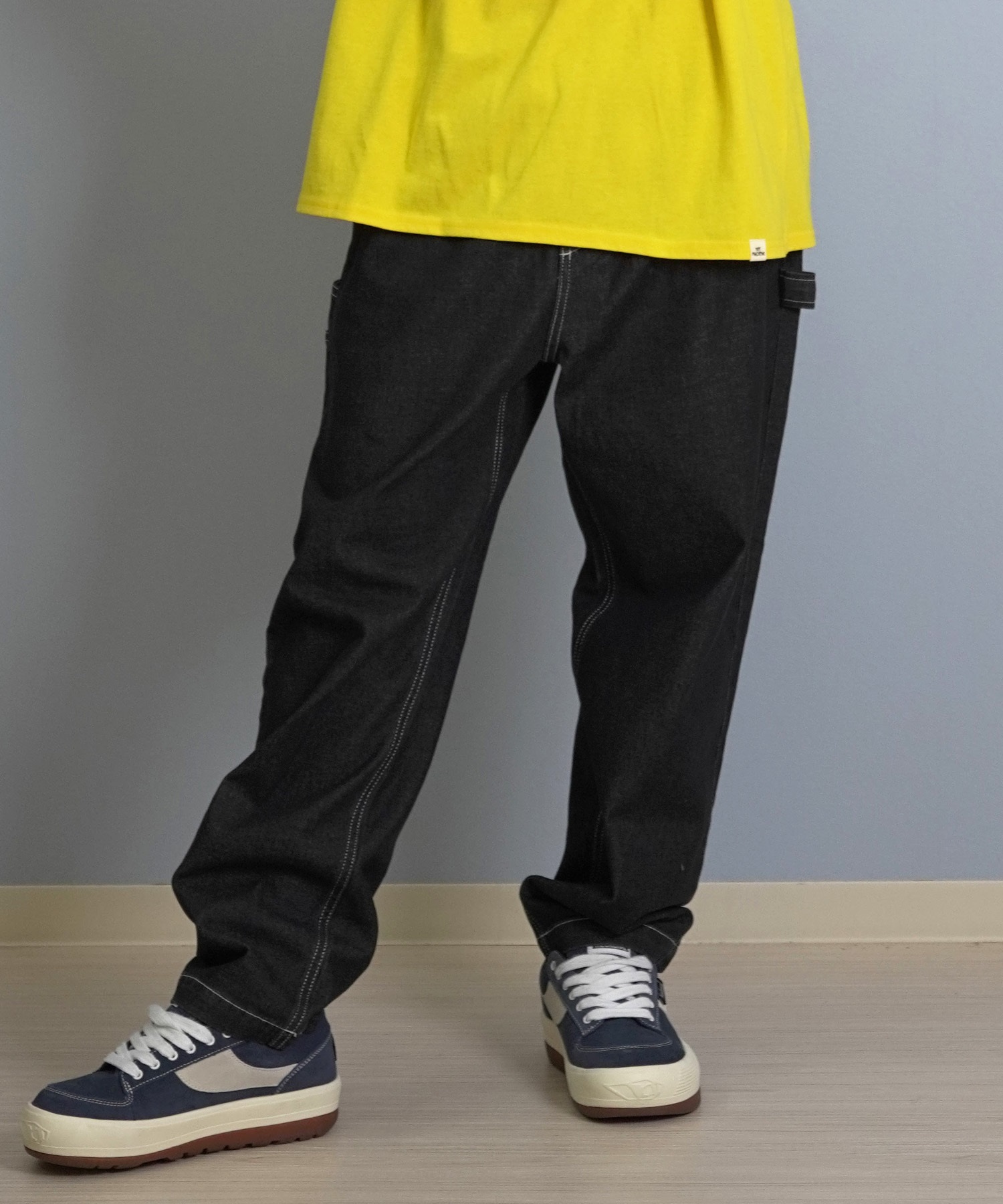 ELEMENT エレメント ロングパンツ メンズ SHOD PANTS PAINT デニムパンツ BF022-703(BDM-M)