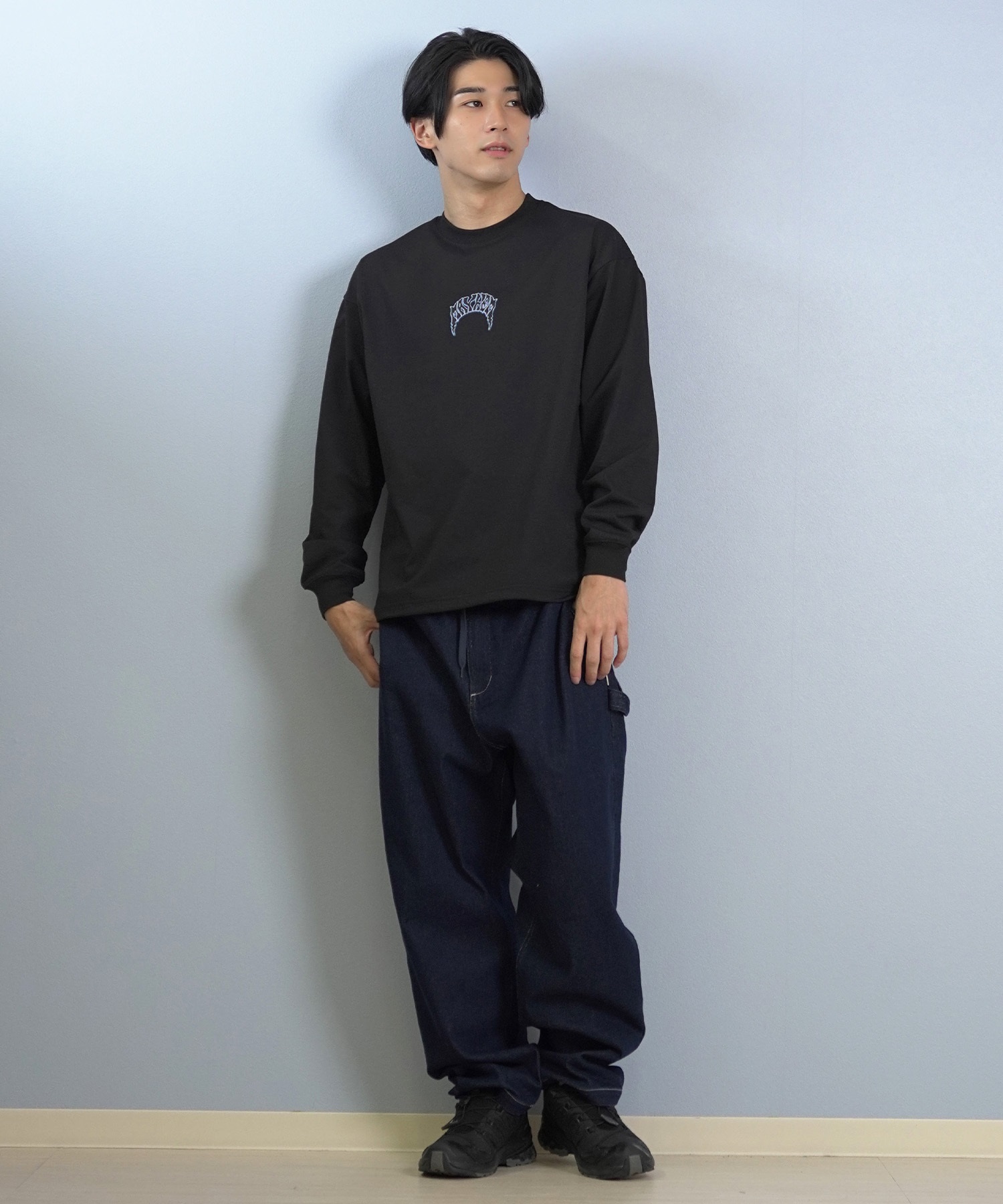ELEMENT エレメント ロングパンツ メンズ SHOD PANTS PAINT デニムパンツ BF022-703(BDM-M)