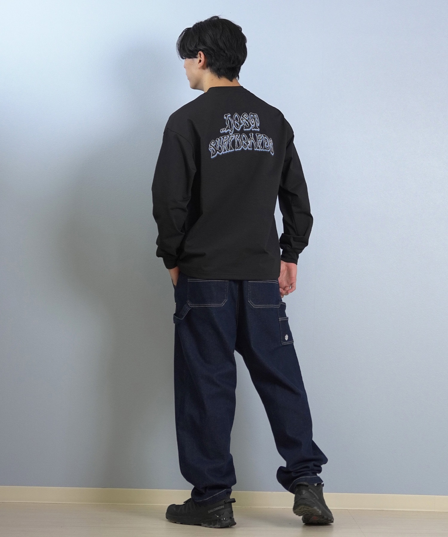 ELEMENT エレメント ロングパンツ メンズ SHOD PANTS PAINT デニムパンツ BF022-703(BDM-M)