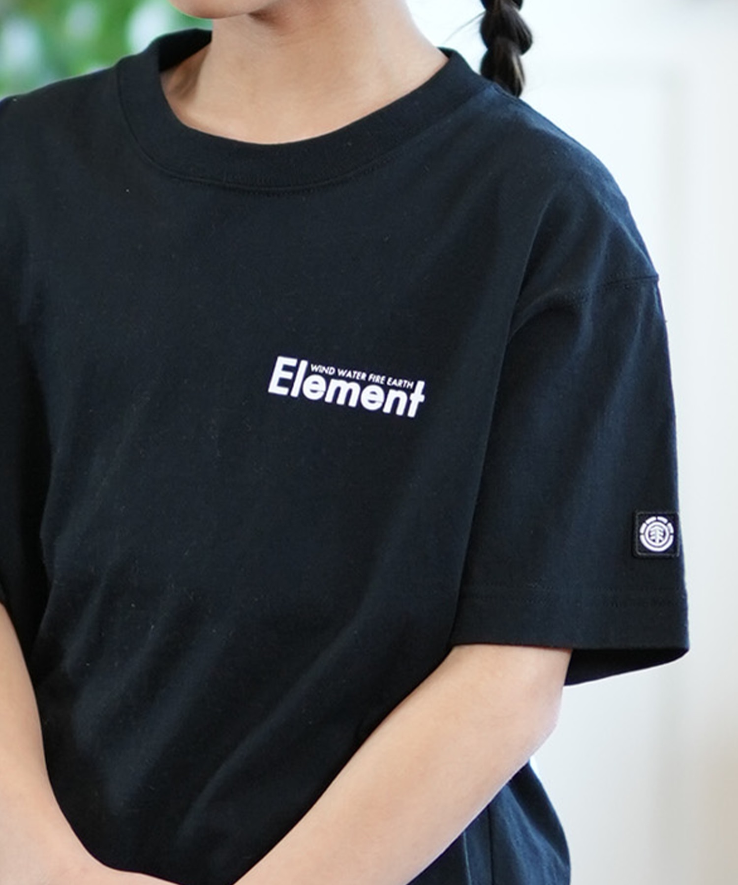 ELEMENT エレメント Tシャツ キッズ 半袖 バックプリント AGE OF SS YOUTH BF025-230(WHT-130cm)