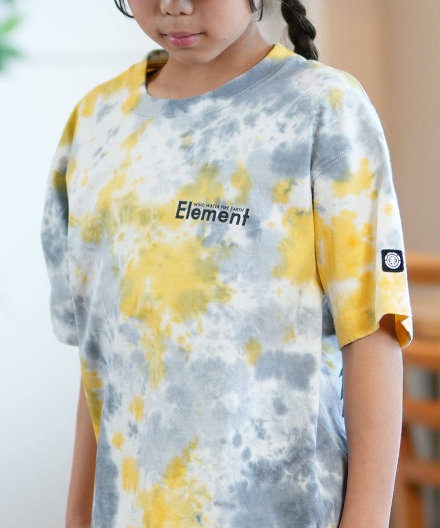 ELEMENT エレメント Tシャツ キッズ 半袖 バックプリント AGE OF SS YOUTH BF025-230(WHT-130cm)