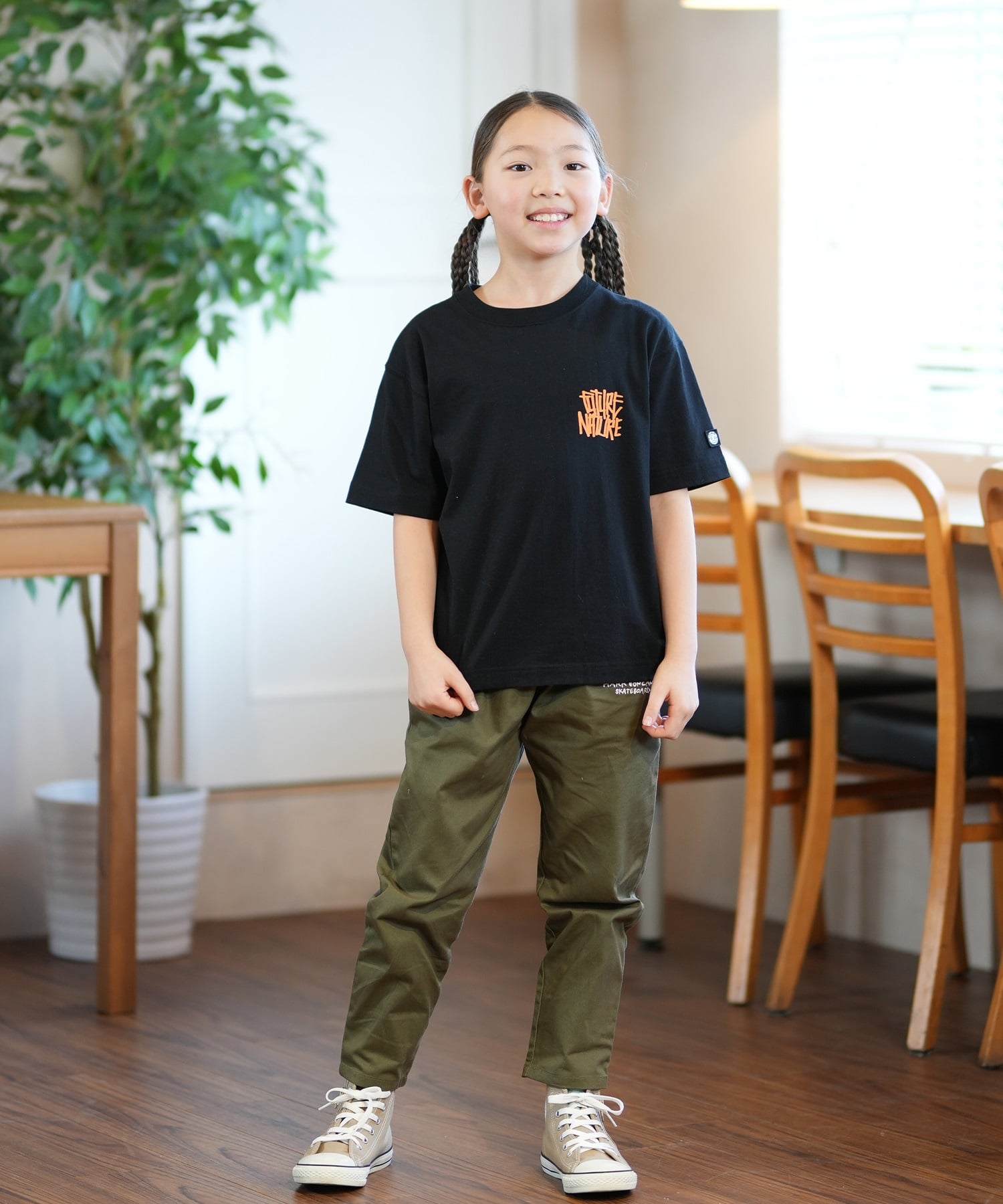 ELEMENT エレメント Tシャツ キッズ 半袖 バックプリント LAYER TAGGING SS YOUTH BF025-232(WHT-130cm)