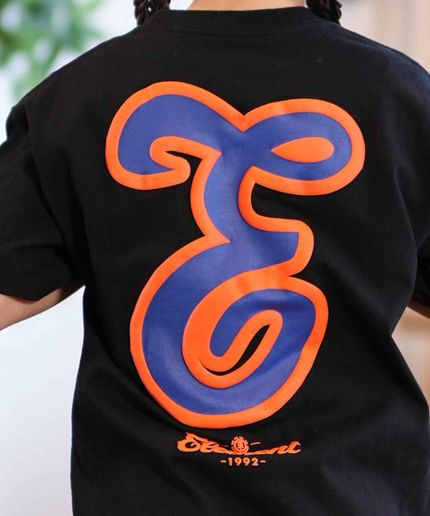 ELEMENT エレメント 半袖 Tシャツ キッズ バックプリント TEAM SS YOUTH BF025-238(BLU-130cm)