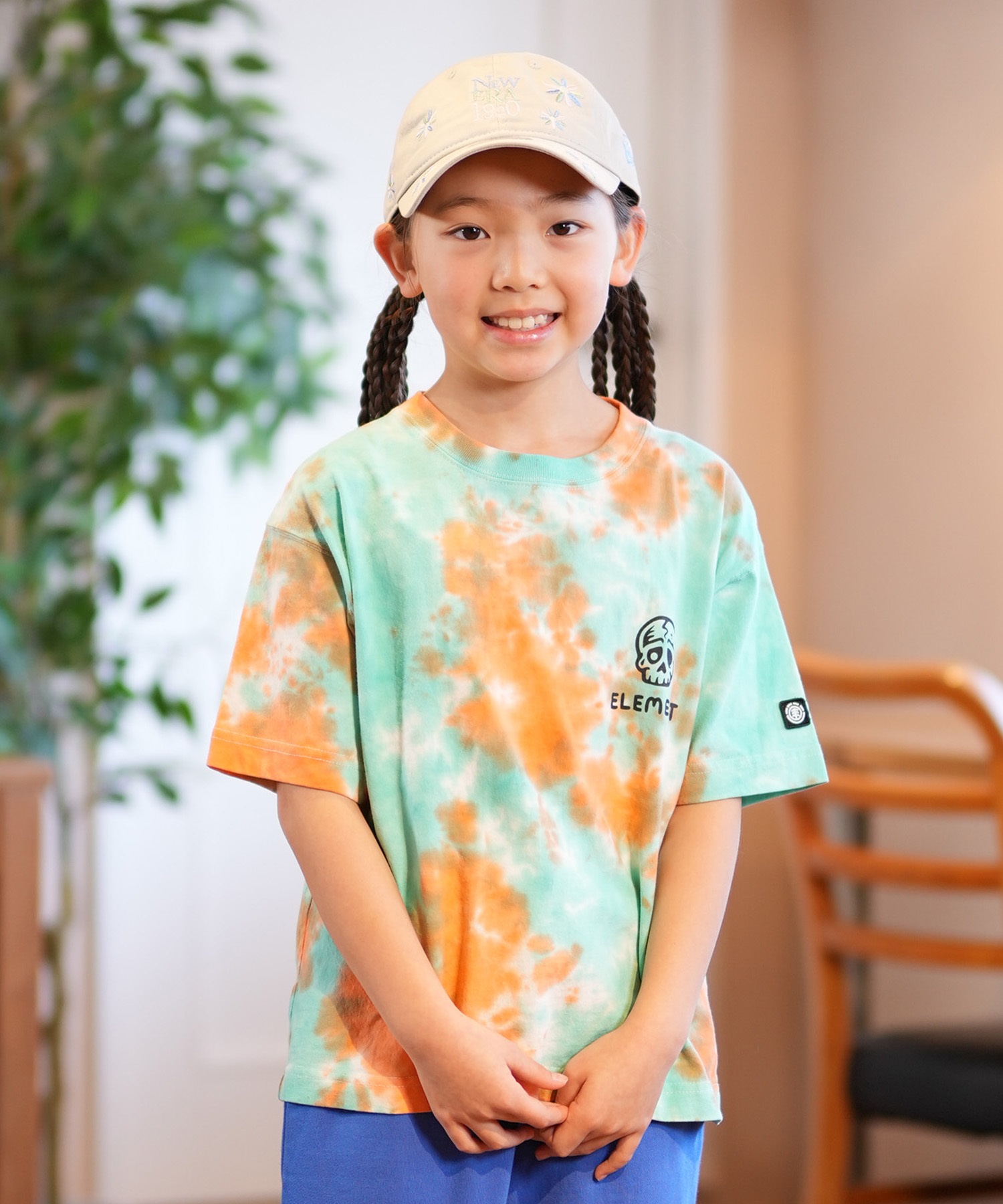 ELEMENT エレメント 半袖 Tシャツ キッズ バックプリント TIMBER 3 SS YOUTH BF025-241(FBK-130cm)