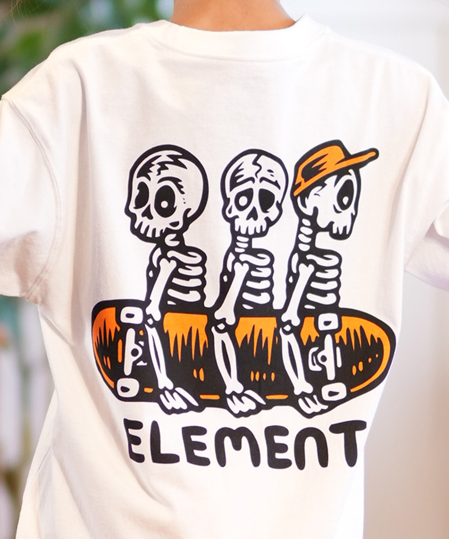ELEMENT エレメント 半袖 Tシャツ キッズ バックプリント TIMBER 3 SS YOUTH BF025-241(FBK-130cm)