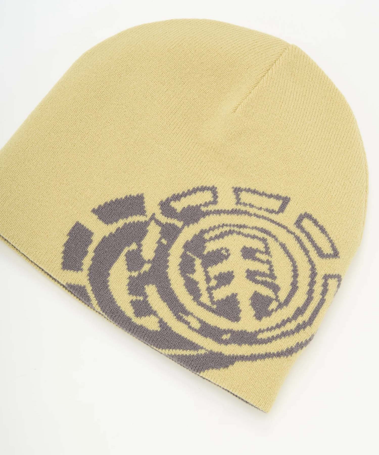 ELEMENT エレメント ニット帽 ビーニー ニットキャップ ロゴ NO FOLD DOUBLE ICON BF022-989(FBK-FREE)