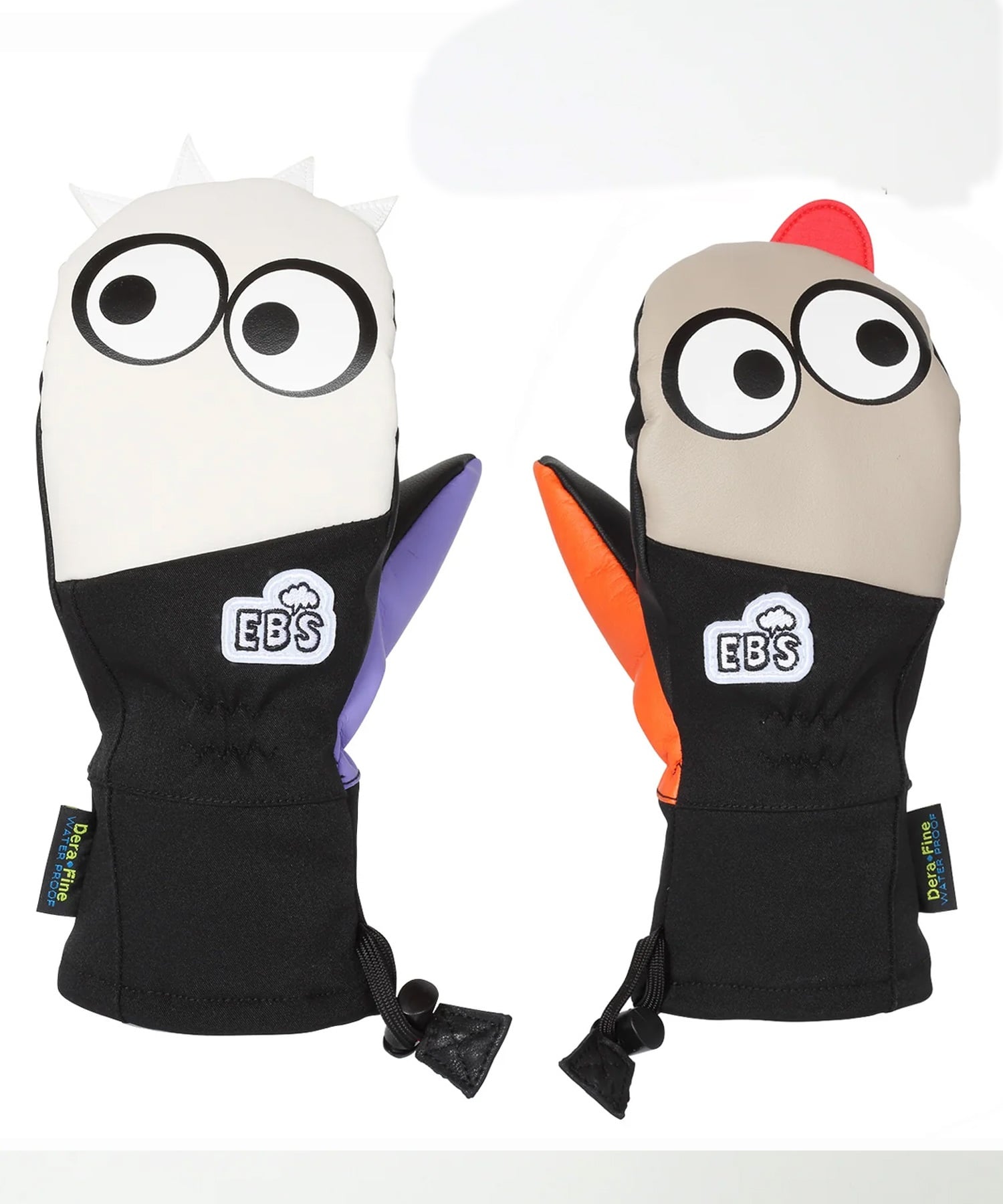 eb's エビス KEMONO JR スノーボード グローブ キッズ ジュニア ユース ムラサキスポーツ 25-26モデル MM G11 【2526】(BLACK-130)