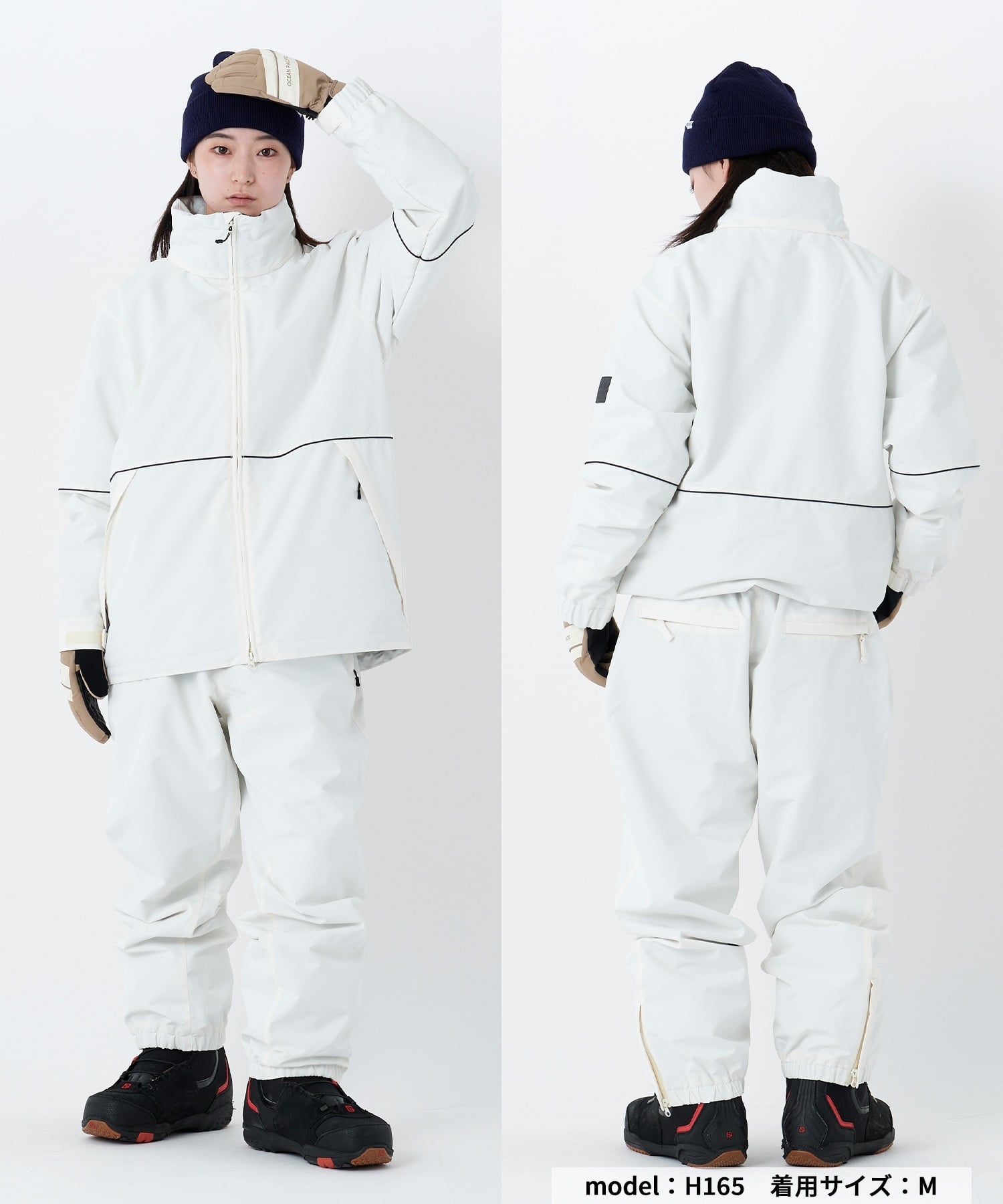 OP オーシャンパシフィック パイピングドジャケット 545301 スノーボード ジャケット レディース ムラサキスポーツ 25-26モデル MM D18 【2526】(WTP-S)