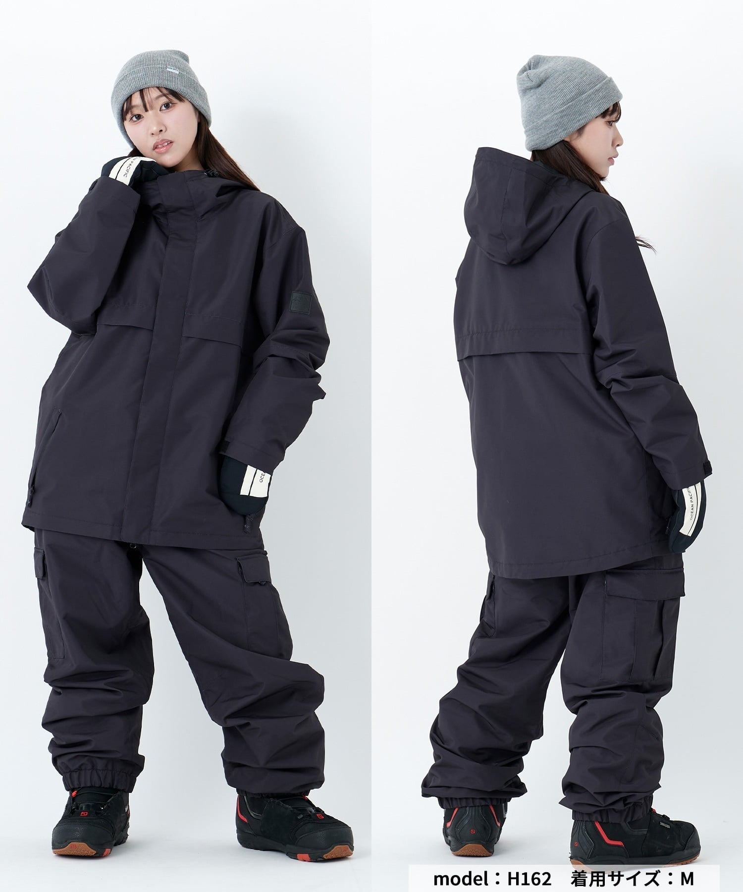 OP オーシャンパシフィック ワークスタイルカーゴパンツ 545705 スノーボード パンツ レディース ムラサキスポーツ 25-26モデル MM D18 【2526】(BK-S)