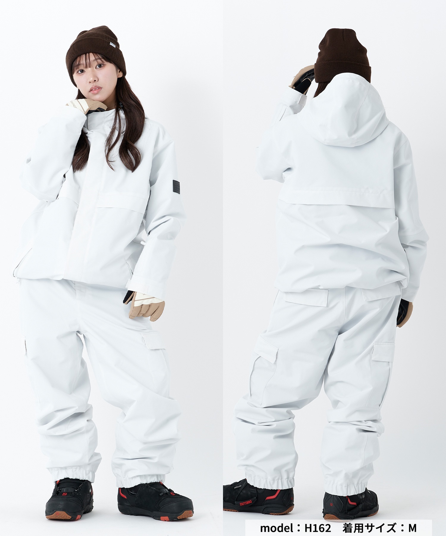 OP オーシャンパシフィック ワークスタイルカーゴパンツ 545705 スノーボード パンツ レディース ムラサキスポーツ 25-26モデル MM D18 【2526】(BK-S)