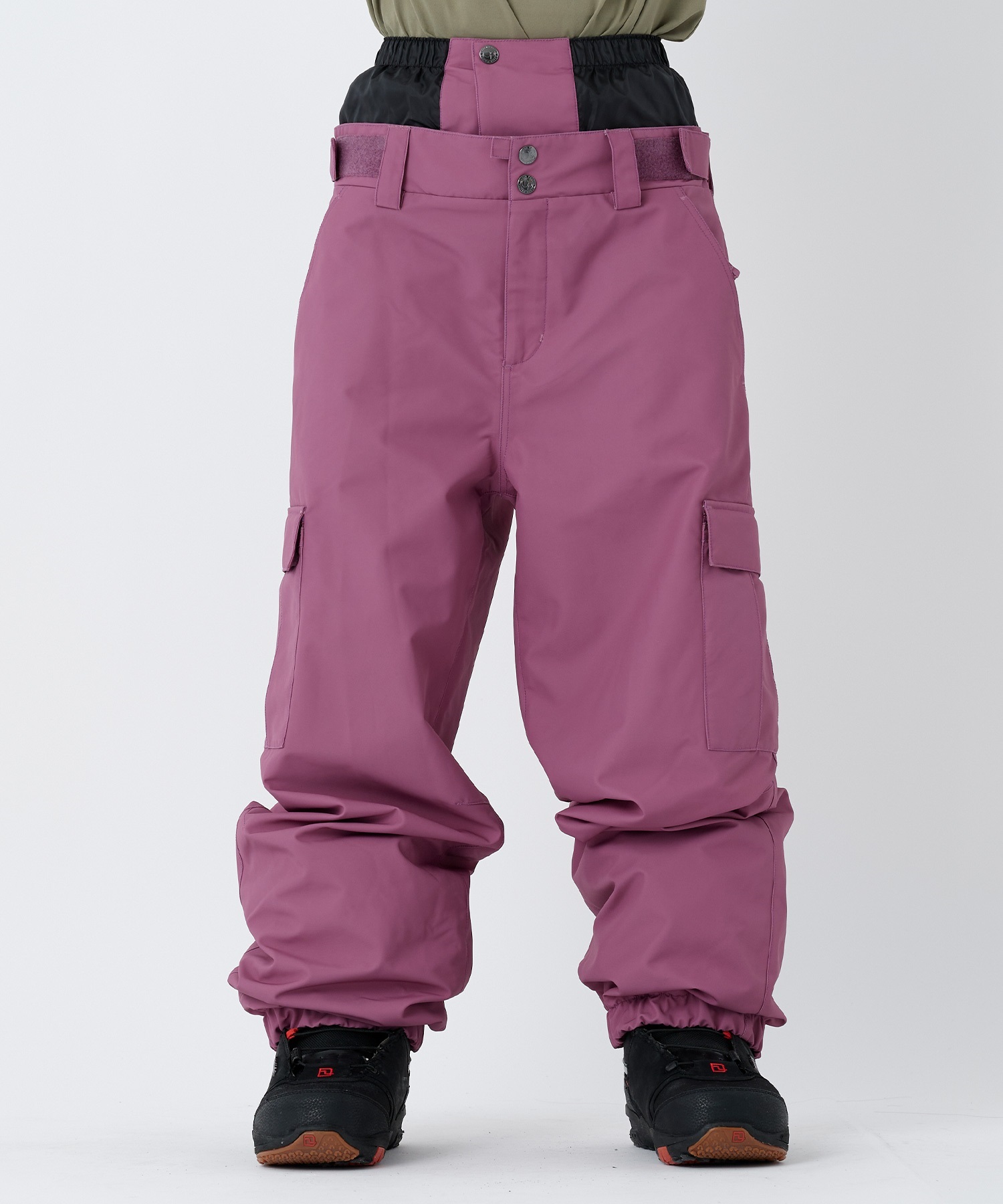 OP オーシャンパシフィック ワークスタイルカーゴパンツ 545705 スノーボード パンツ レディース ムラサキスポーツ 25-26モデル MM D18 【2526】(BK-S)