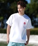 QUIKSILVER クイックシルバー ラッシュガード メンズ 半袖 Tシャツ バックプリント 水陸両用 UVカット QLY251019(WHT-M)