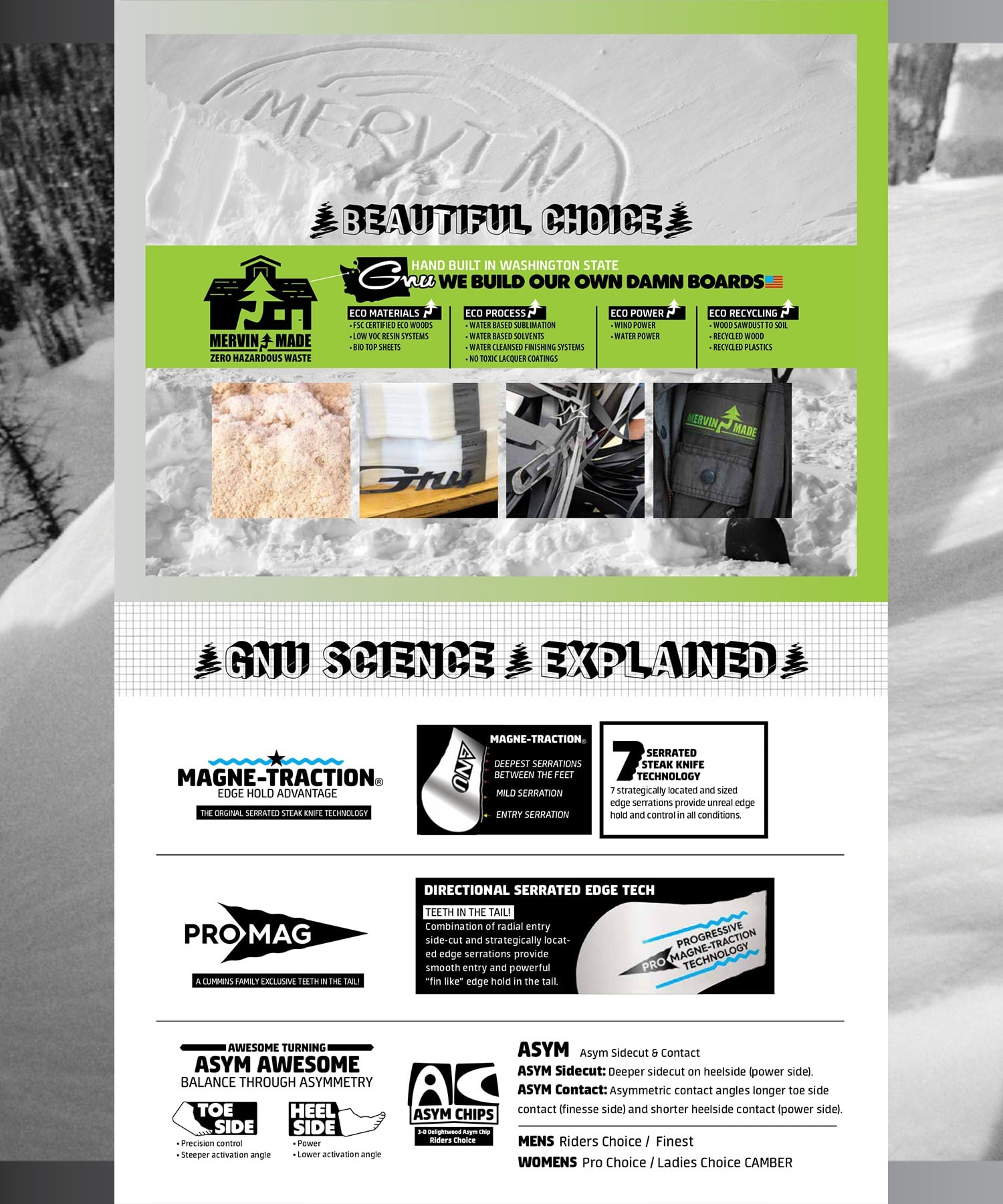 GNU グヌー ワギュウ スノーボード 板 メンズ 25-26 MM A31(RED-155cm)