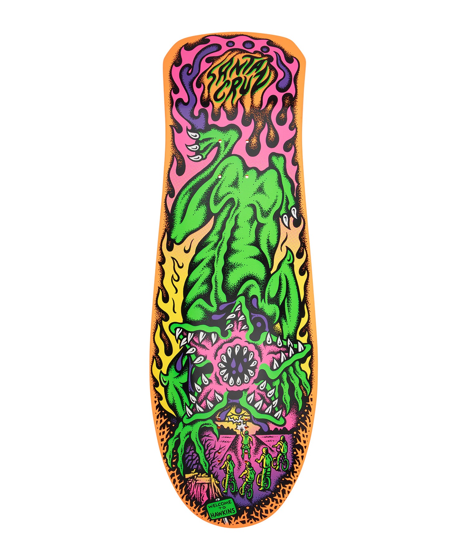 SANTA CRUZ サンタクルーズ スケートボード デッキ STRANGER THINGS 10.1inch SALBA DEMOGORGON  海外ドラマ コラボ ムラサキスポーツ(ORG-103inch)