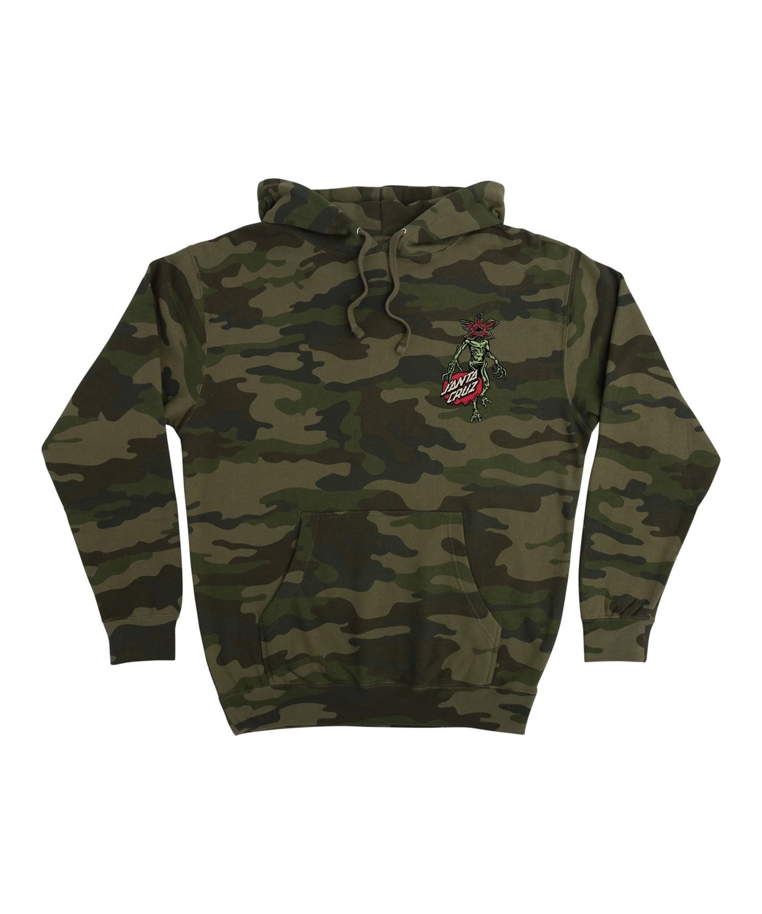 【11月10日発売】 SANTA CRUZ サンタクルーズ × STRANGER THINGS プルオーバー パーカー メンズ ST P OHOOD DEMOGORGON DOT 510255301(BLK-M)