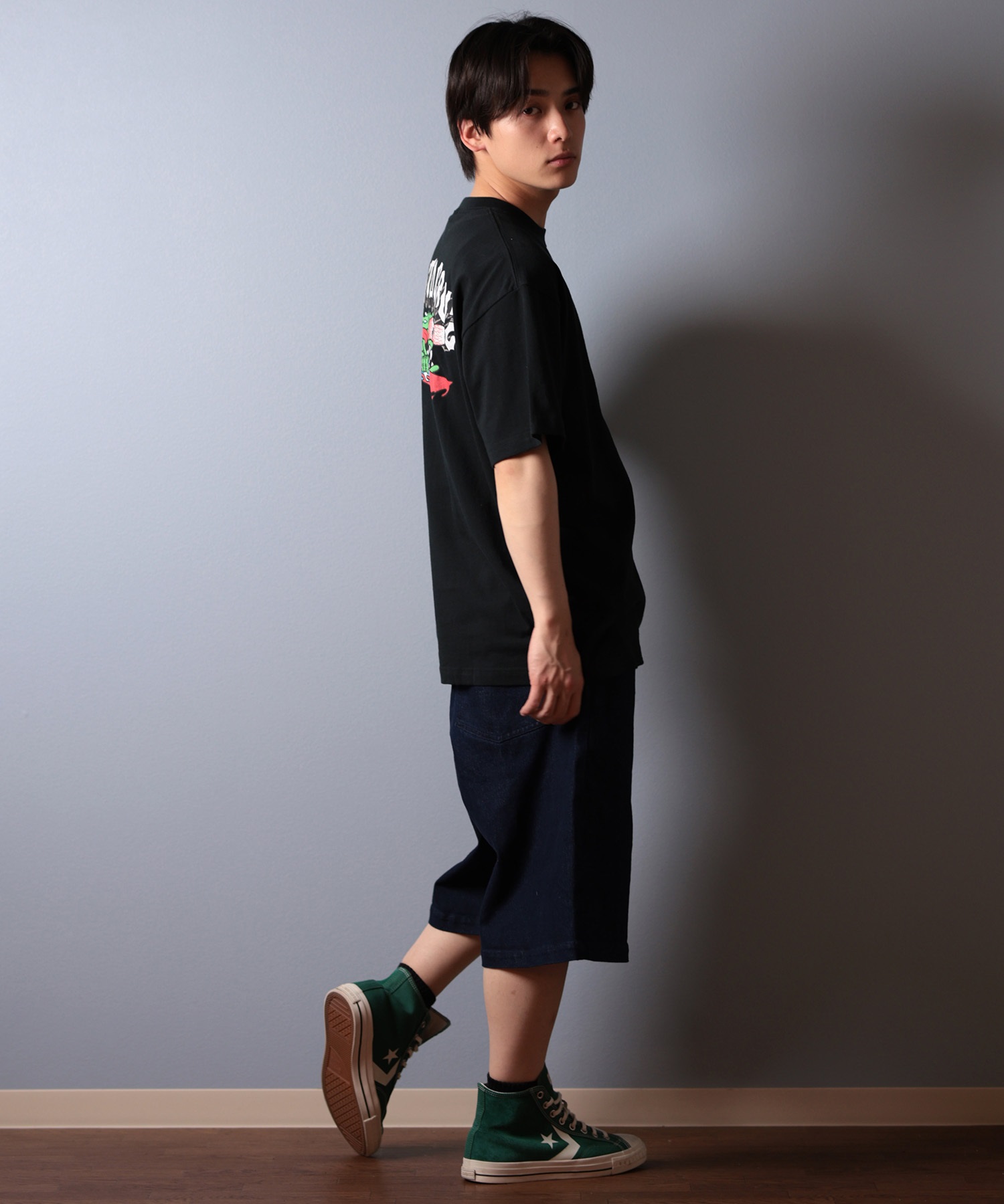 SANTACRUZ サンタクルーズ 半袖 Tシャツ メンズ バックプリント SLASHER 502252404 ムラサキスポーツ限定(WHITE-M)