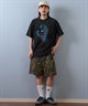 SANTACRUZ サンタクルーズ 半袖 Tシャツ メンズ フロントプリント バックプリント 502253411 ムラサキスポーツ限定(BLHND-M)
