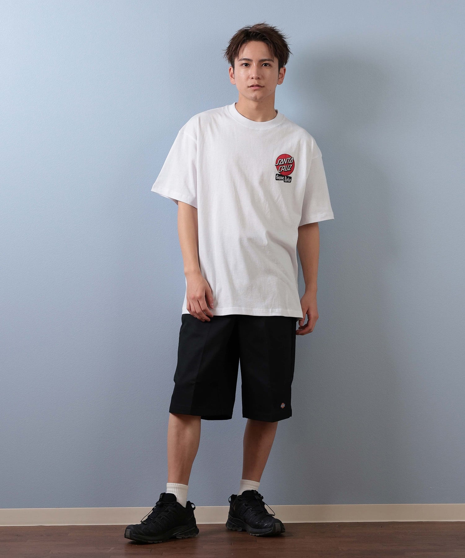 SANTA CRUZ サンタクルーズ 半袖 Tシャツ メンズ バックプリント PEACE FOR NOTO SS TEE 502253413 ムラサキスポーツ限定(WHITE-S)