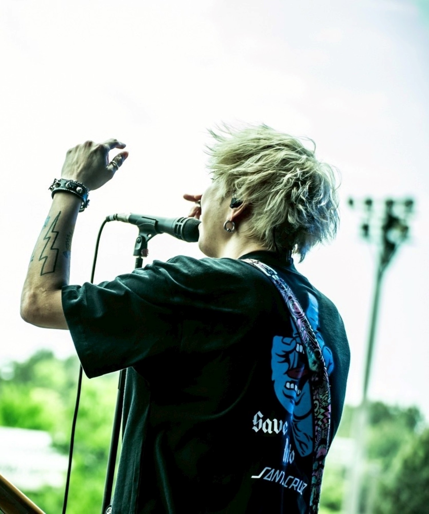 SANTA CRUZ サンタクルーズ 半袖 Tシャツ メンズ バックプリント PEACE FOR NOTO SS TEE 502253413 ムラサキスポーツ限定(WHITE-S)