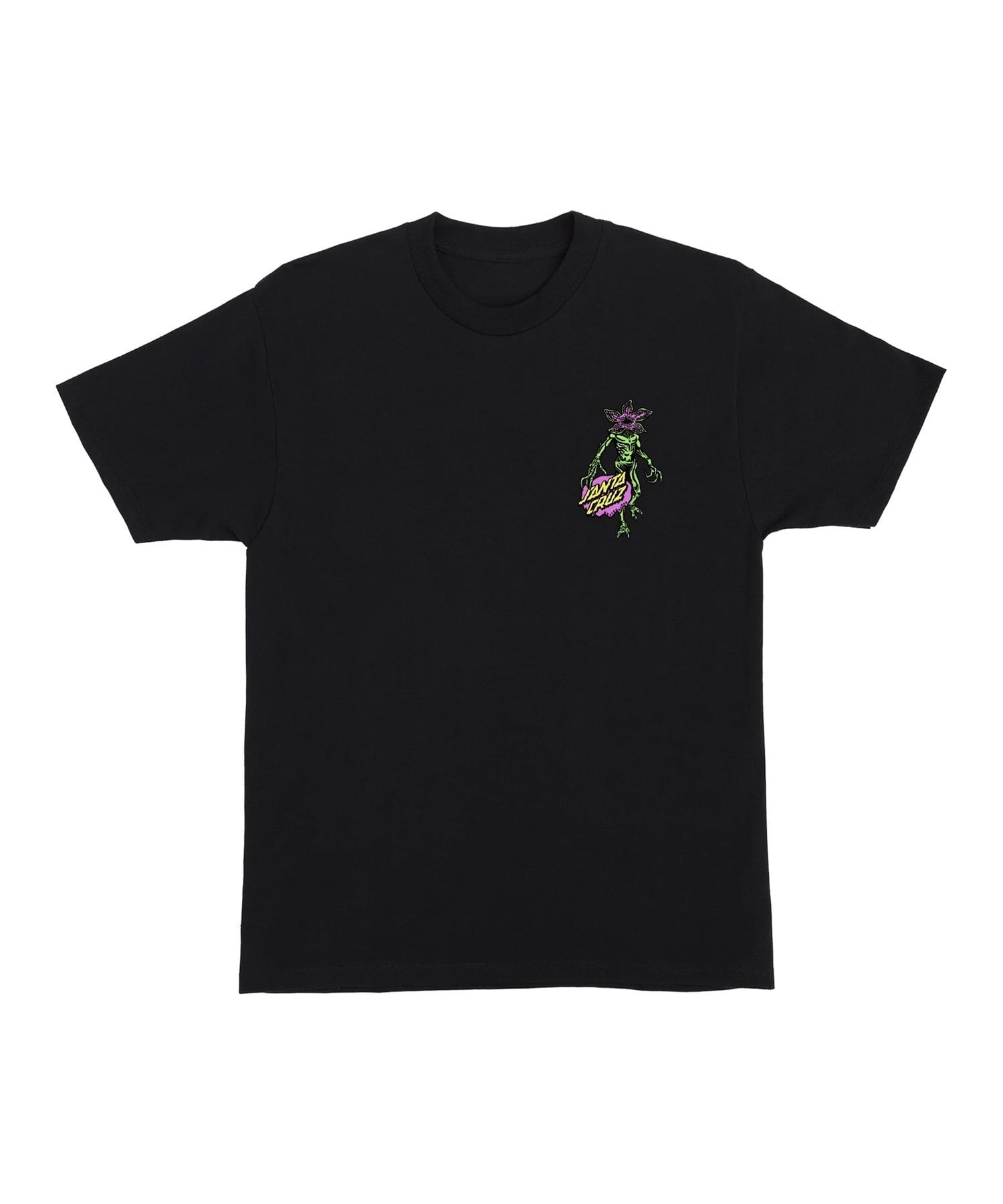 【11月10日発売】SANTA CRUZ サンタクルーズ × STRANGER THINGS 半袖 Tシャツ メンズ ST S S-T DEMOGORGON DOT 510255401(BLK-M)
