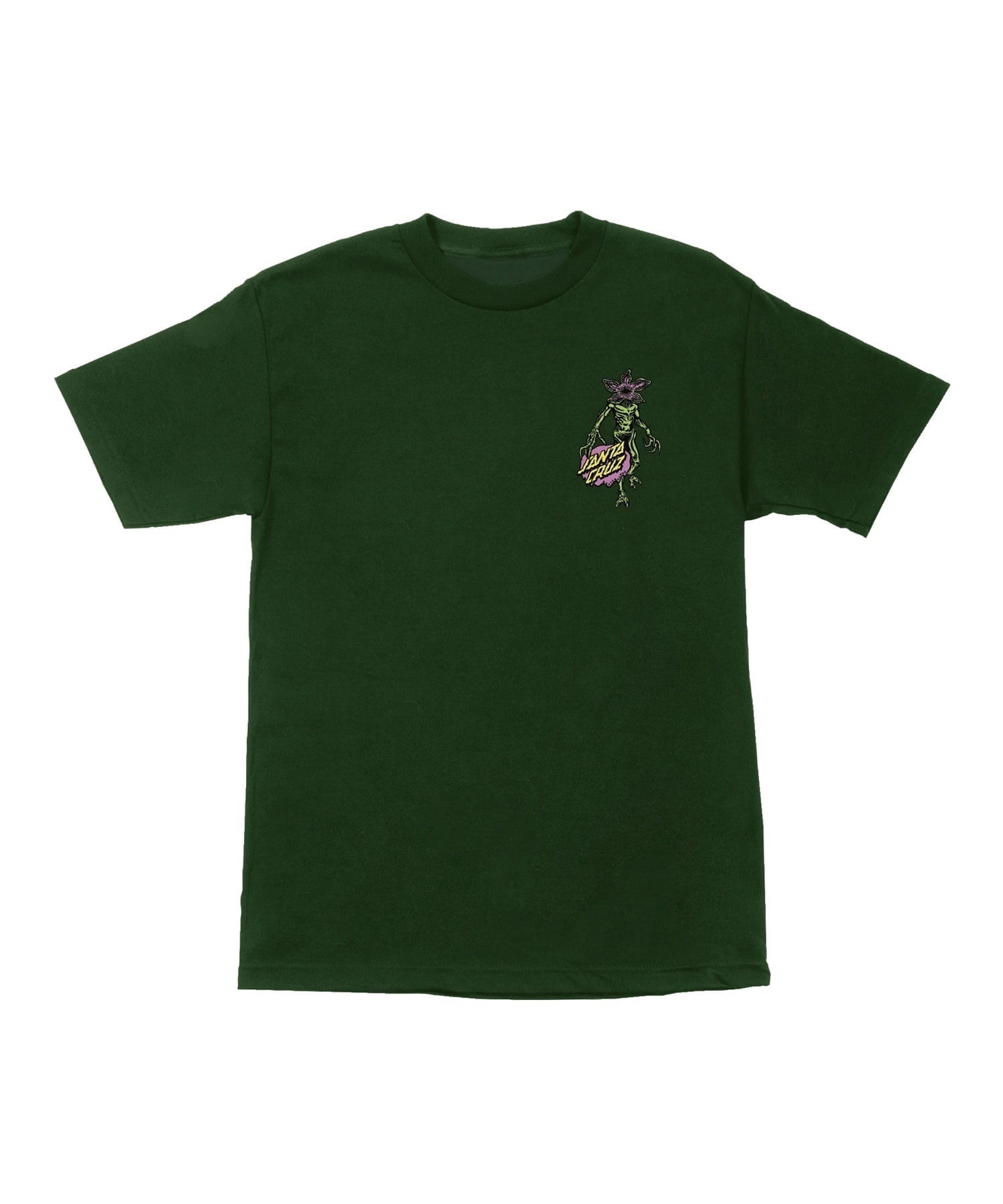 【11月10日発売】SANTA CRUZ サンタクルーズ × STRANGER THINGS 半袖 Tシャツ メンズ ST S S-T DEMOGORGON DOT 510255401(BLK-M)