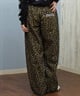 SANTACRUZ サンタクルーズ ロングパンツ レディース ヒョウ柄 レオパード柄 ゼブラ柄 チノ ワークパンツ 502254531(LEOBR-M)