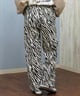 SANTACRUZ サンタクルーズ ロングパンツ レディース ヒョウ柄 レオパード柄 ゼブラ柄 チノ ワークパンツ 502254531(LEOBR-M)