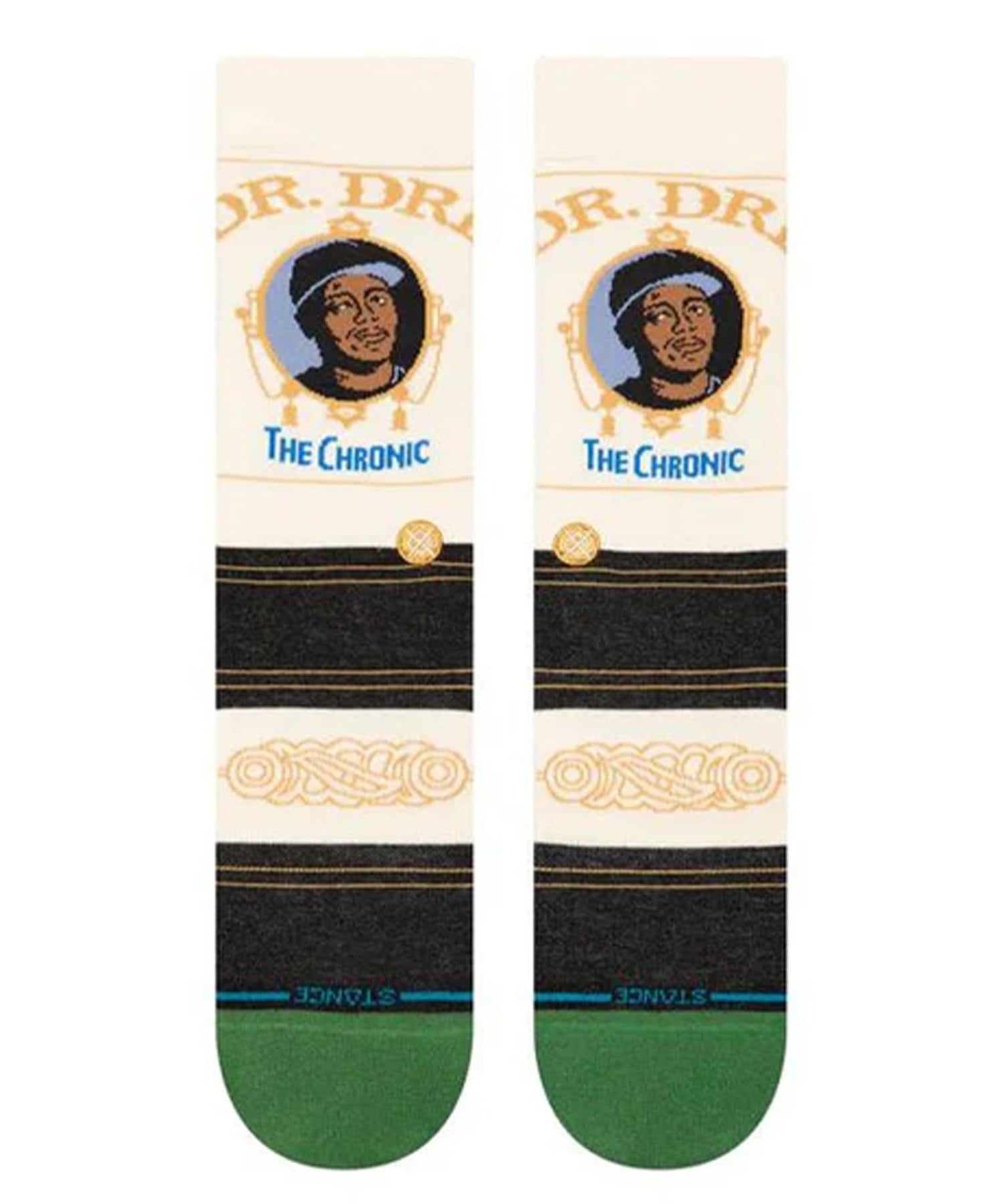 STANCE スタンス ソックス THE CHRONIC CREW Dr. Dre ドクタードレー コラボレーションモデル A545A25THE(BLACK-M)