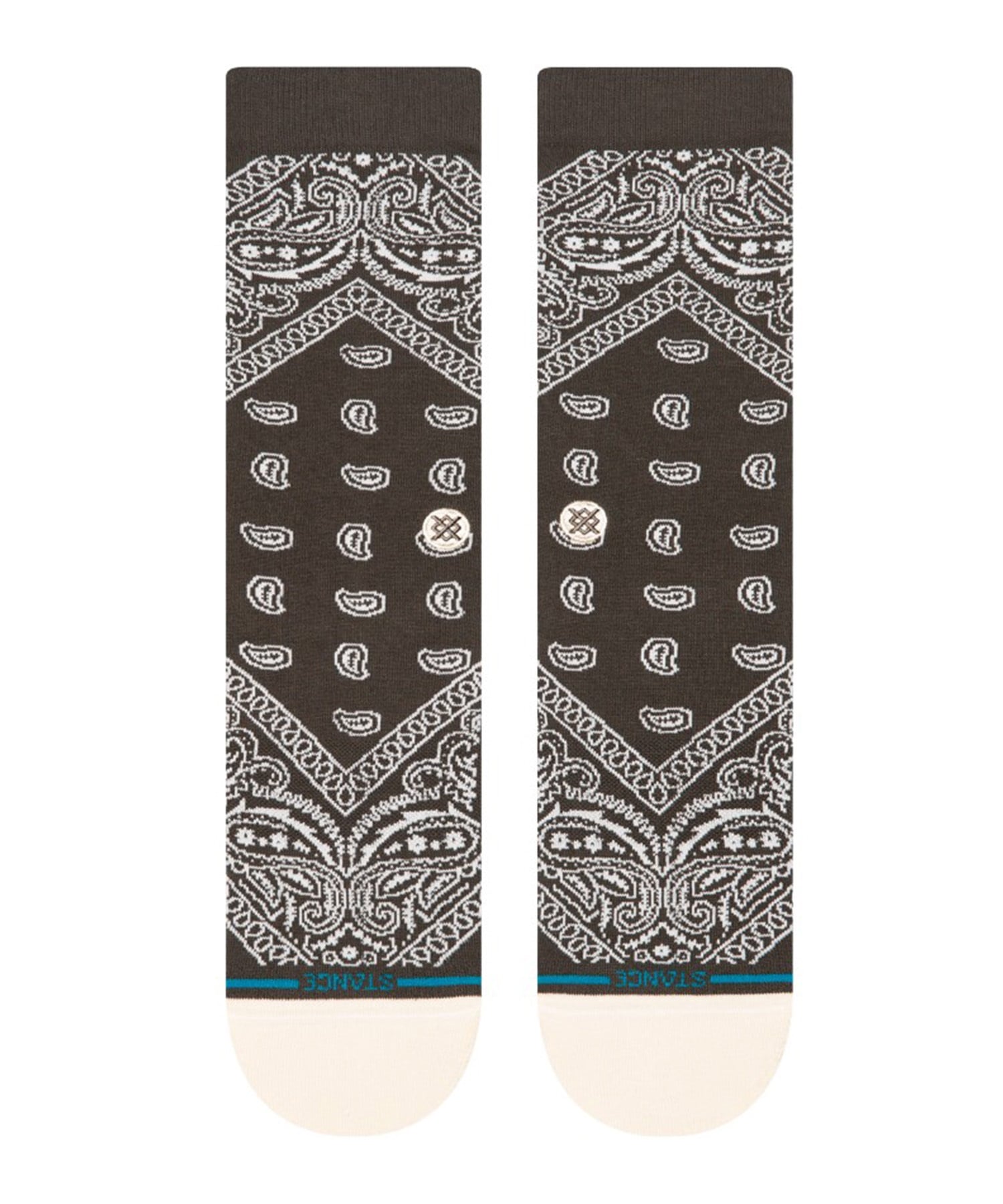 STANCE スタンス ソックス 靴下 ペイズリー柄 BARRIO CREW A545C24BAR#WSB(WSBK-L)