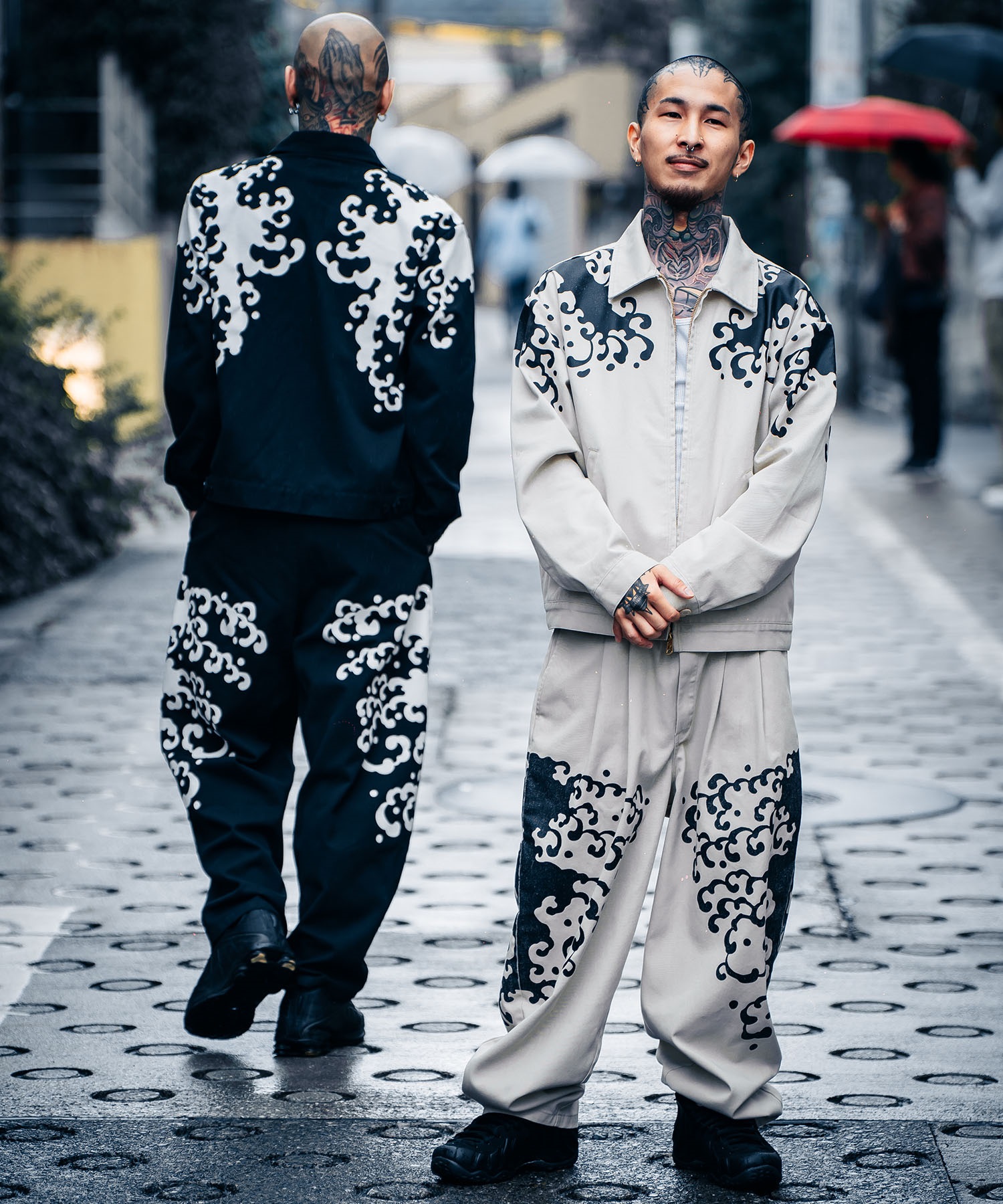 Dickies ディッキーズ ジャケット メンズ INSCRIBE TATTOO コラボモデル MS X INS WAVE PRINT JK 81560300(0003-M)