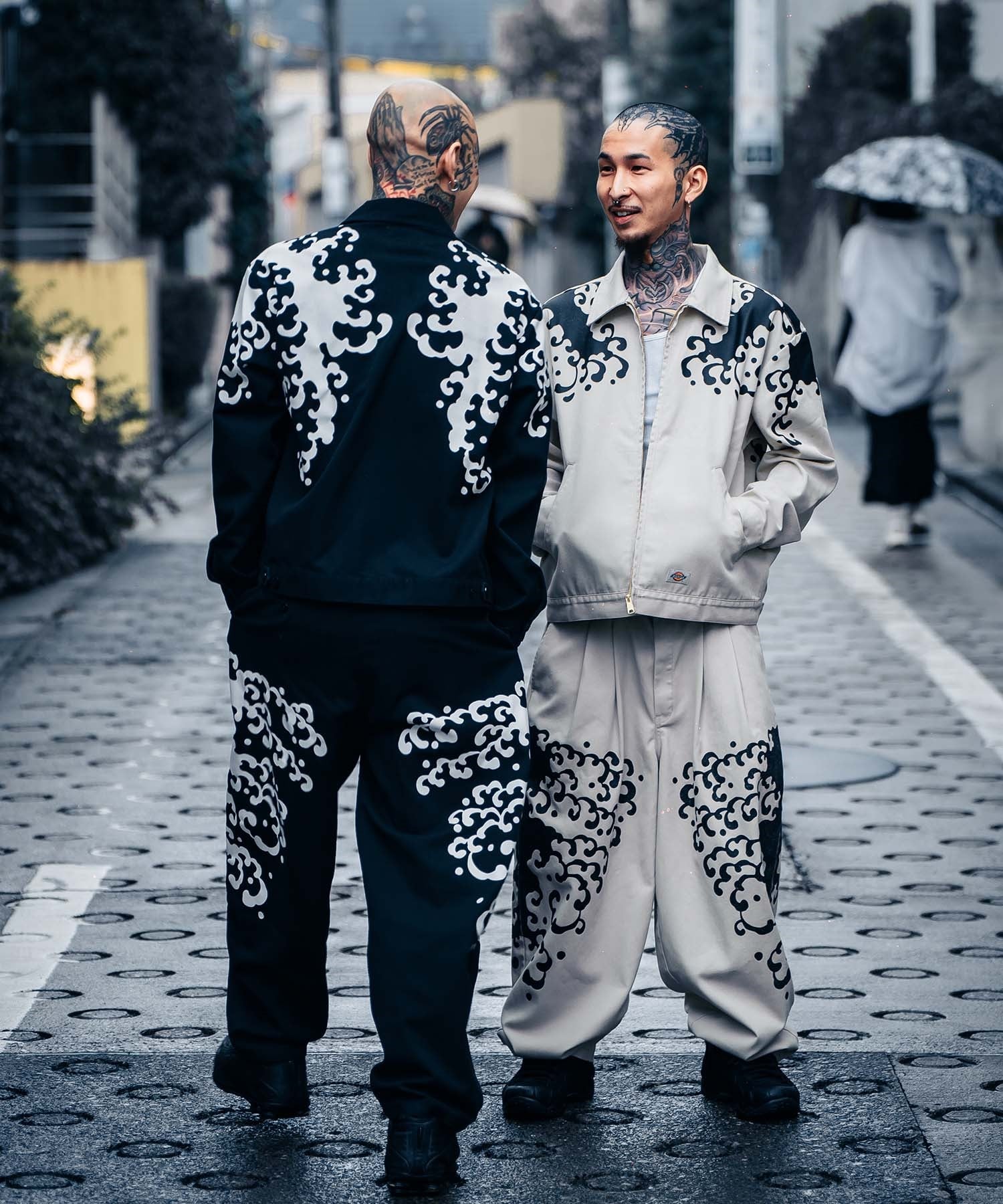 Dickies ディッキーズ ジャケット メンズ INSCRIBE TATTOO コラボモデル MS X INS WAVE PRINT JK 81560300(0003-M)