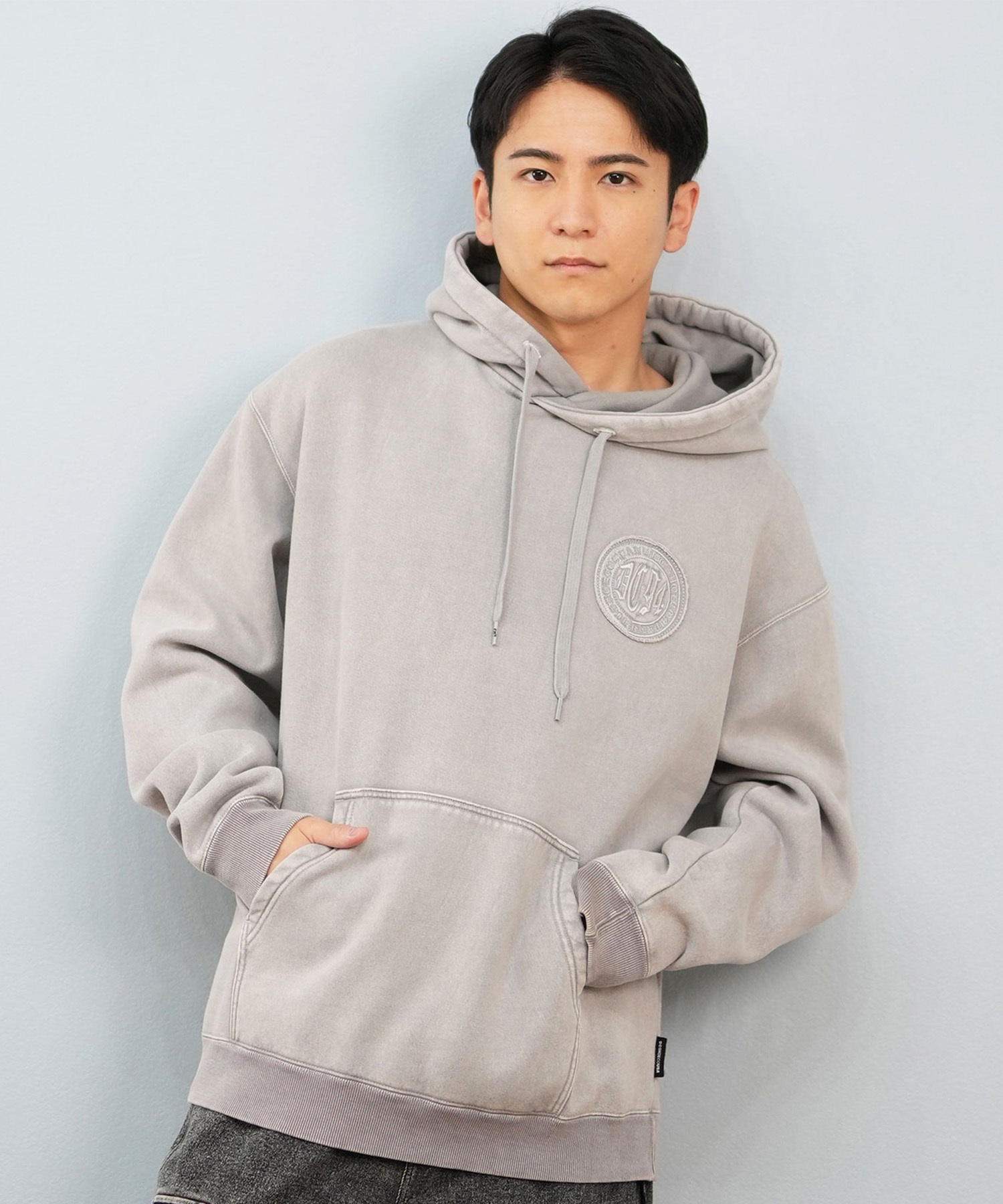 DC ディーシー プルオーバー パーカー メンズ バックプリント 25 HIDDEN PH パーカー DPO254038(BKB-M)