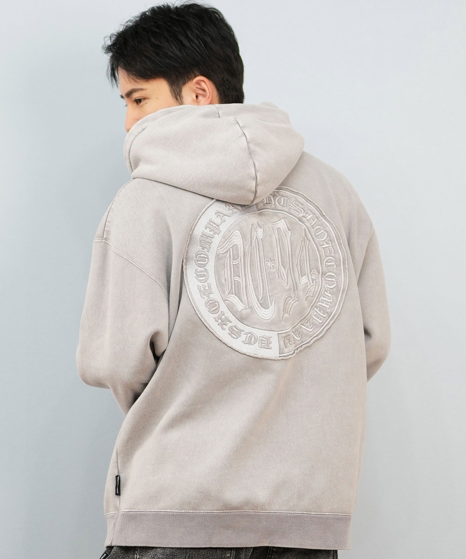 DC ディーシー プルオーバー パーカー メンズ バックプリント 25 HIDDEN PH パーカー DPO254038(BKB-M)