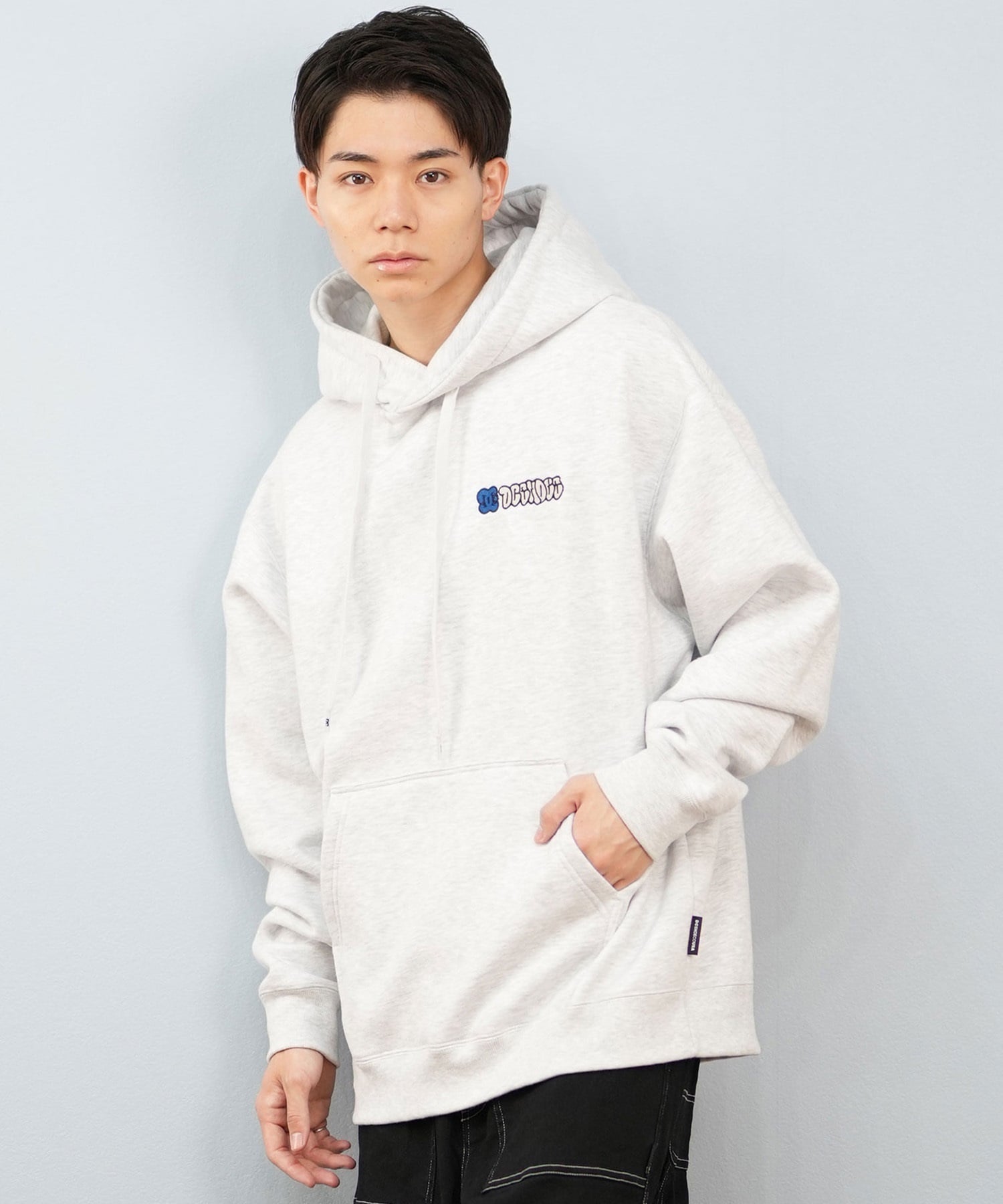 DC ディーシー プルオーバー パーカー メンズ バックプリント 25 SK CREW PH パーカー DPO254041(BLK-M)