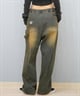 DC ディーシー ロングパンツ レディース デニム パンツ Gパン ワイドペインターパンツ LPT254303(BDB-M)