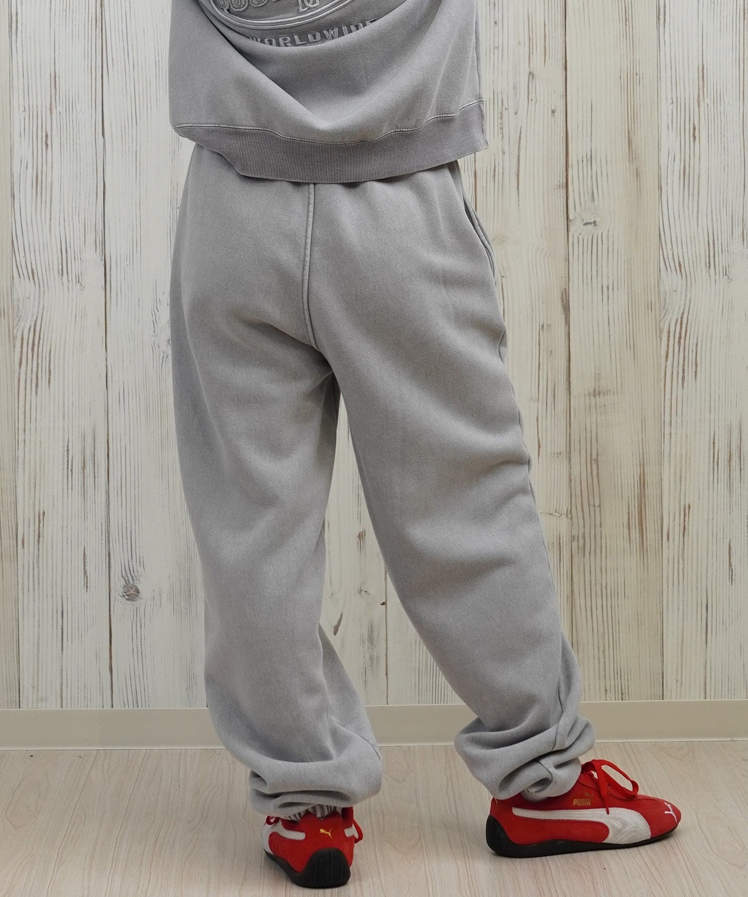 DC ディーシー ロングパンツ レディース スウェット パンツ 裏起毛 ワイド スウェットパンツ LPT254304(BES-M)