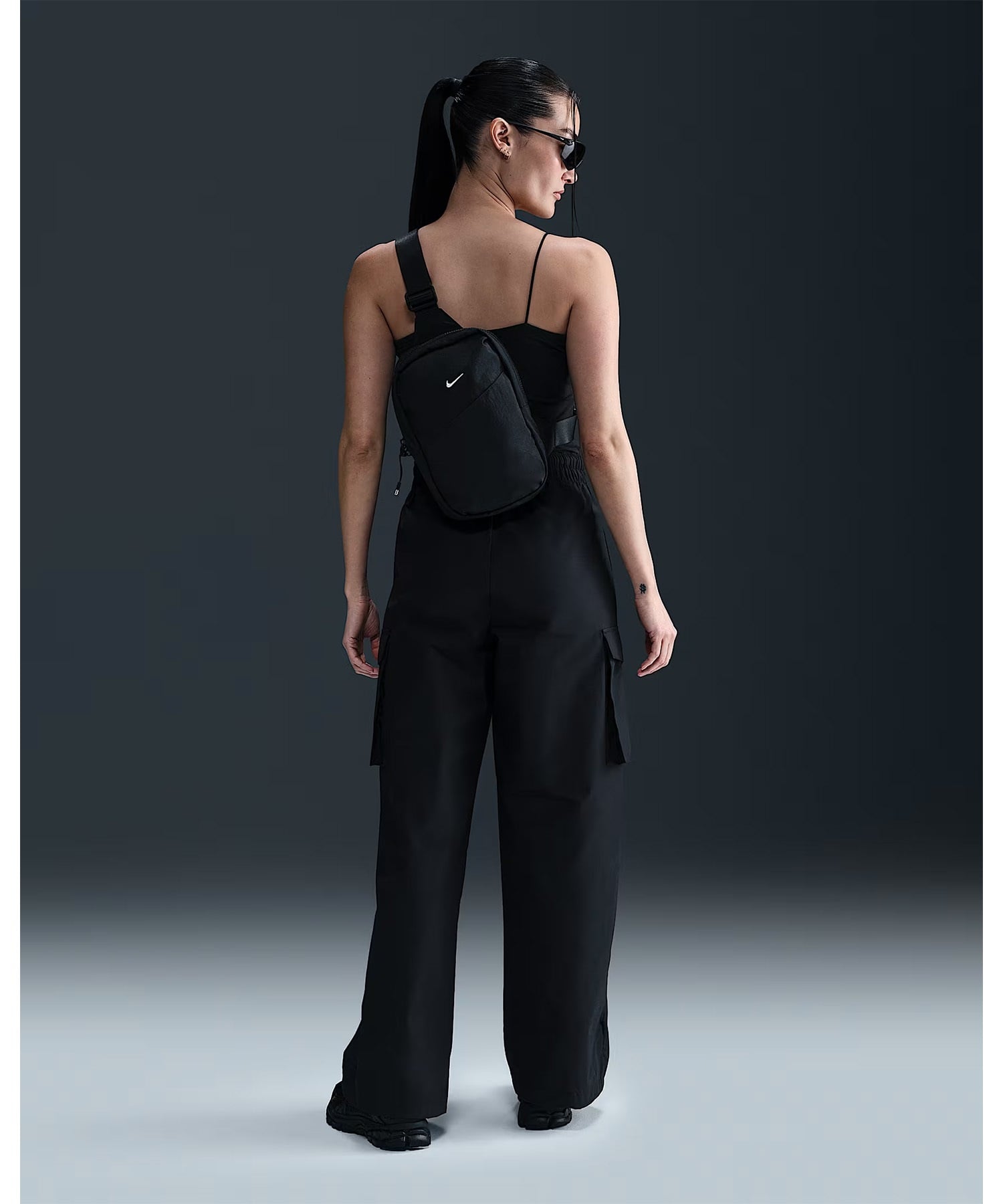 NIKE ナイキ ロングパンツ レディース カーゴ パンツ シンプル ロゴ HM6977-010(010-S)