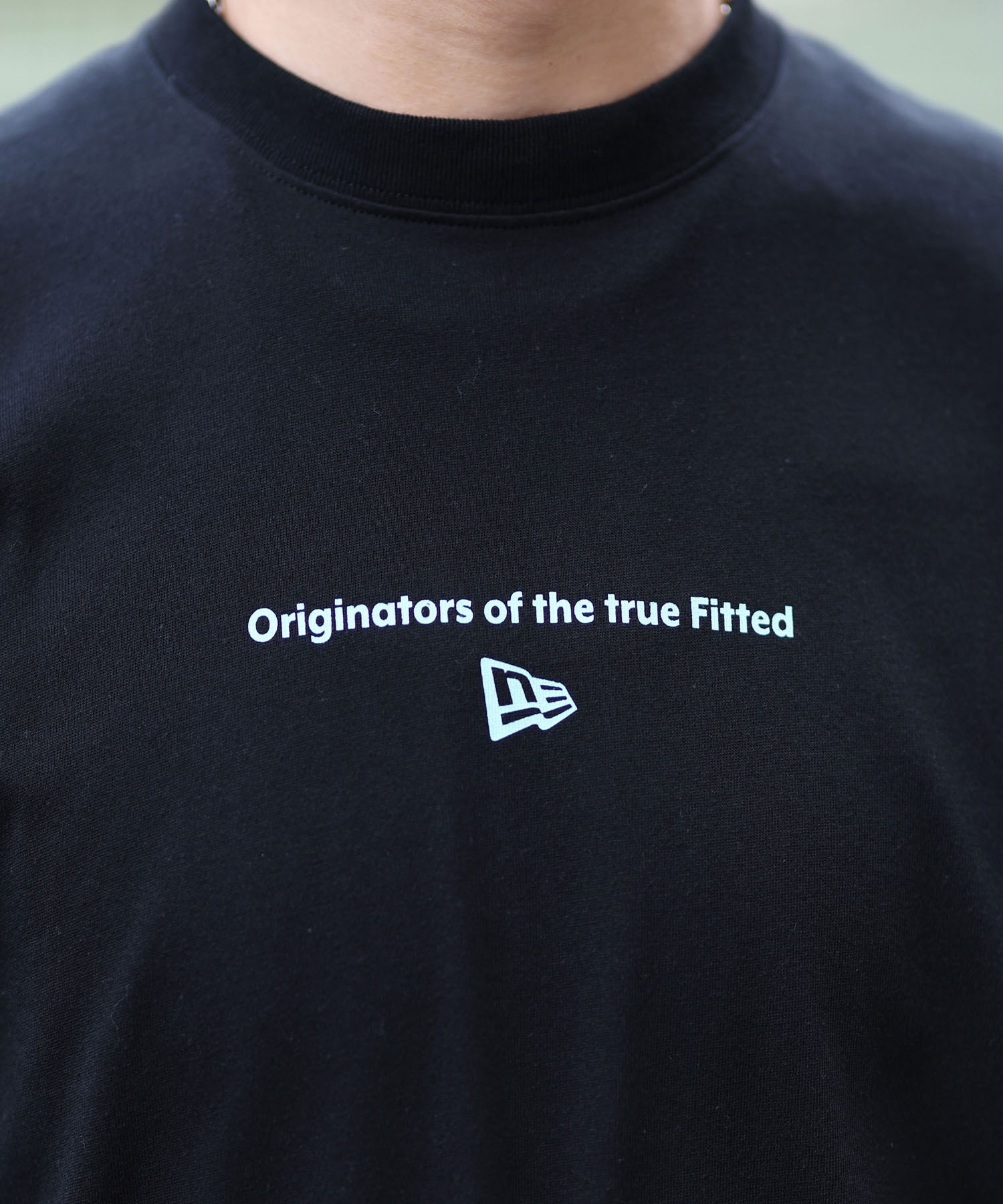 NEW ERA ニューエラ 半袖 Tシャツ メンズ ロゴ バックプリント Circle OOTTF 14410112(BK/BL-M)